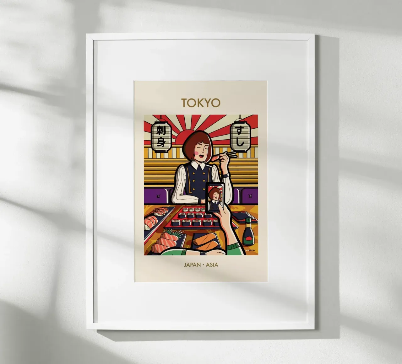 Instagirl Tokyo carta hahnemühle da Rafa Gomes