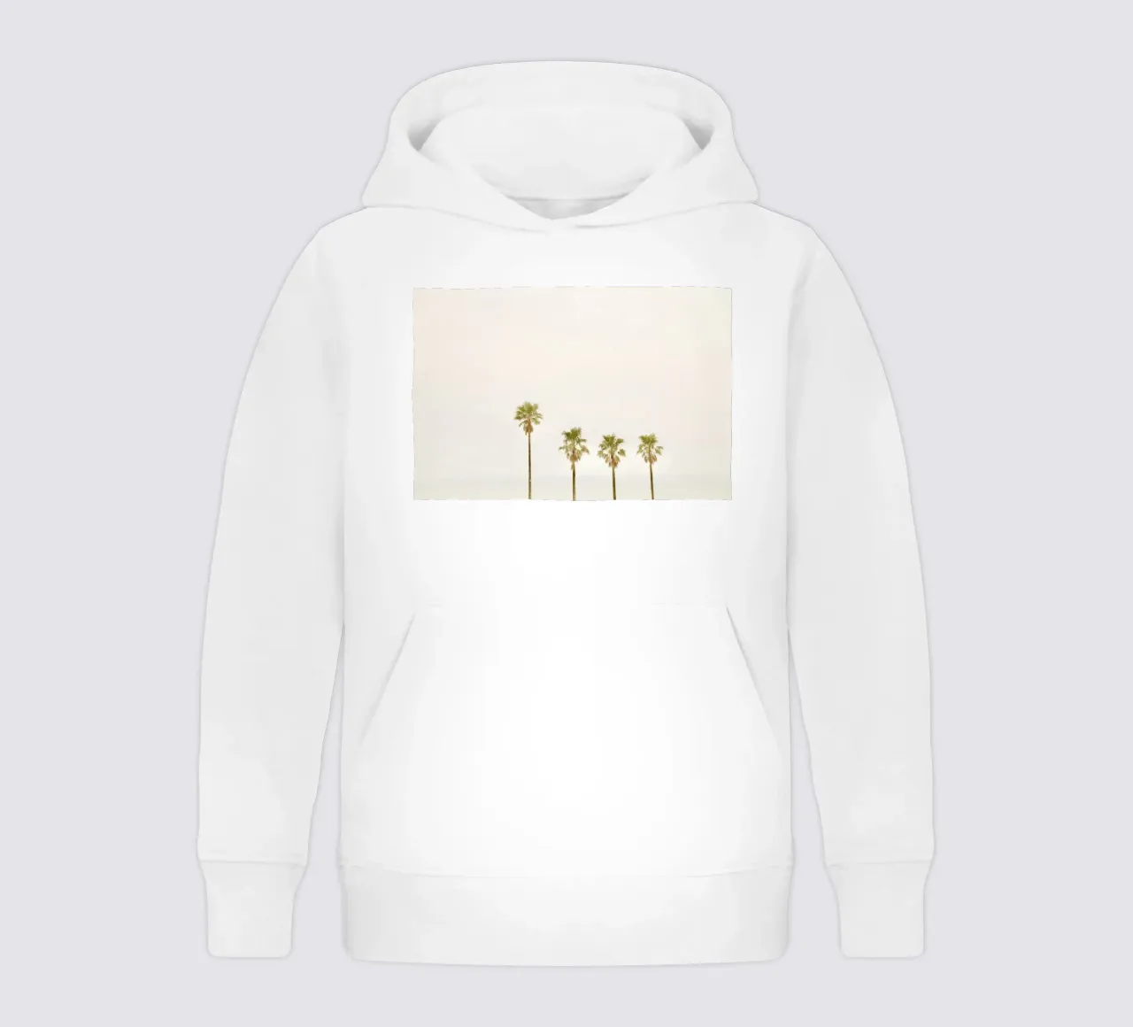 Calm Palm Trees felpa bambino con cappuccio da KISSA STUDIO