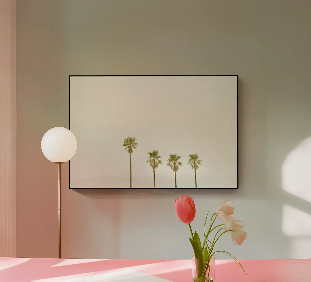 Calm Palm Trees plexiglass da KISSA STUDIO