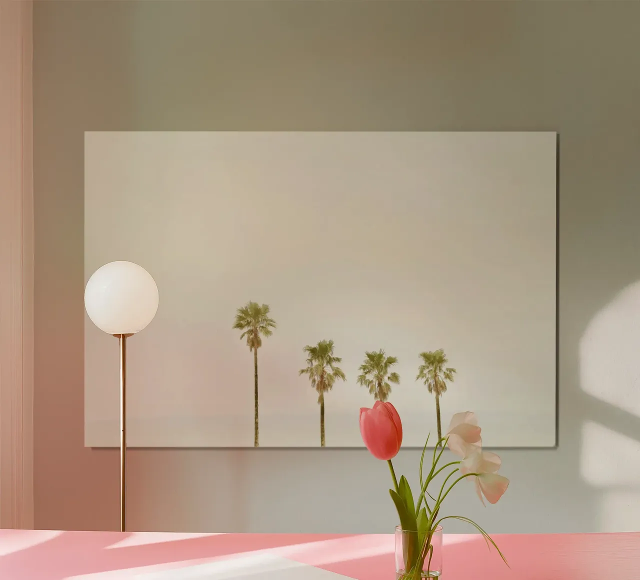 Calm Palm Trees carta hahnemühle da KISSA STUDIO