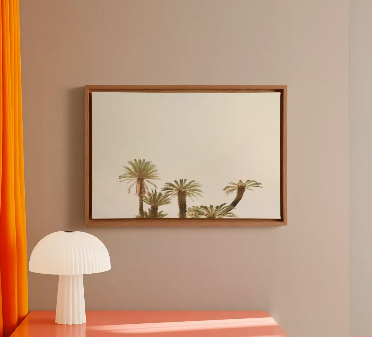 Wild Palm Trees canvas by KISSA STUDIO