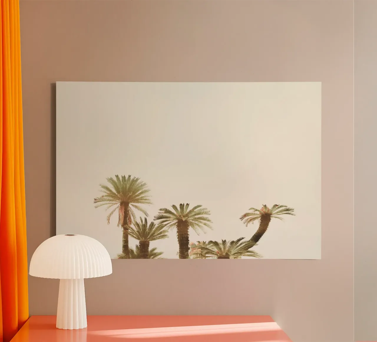 Wild Palm Trees canvas by KISSA STUDIO