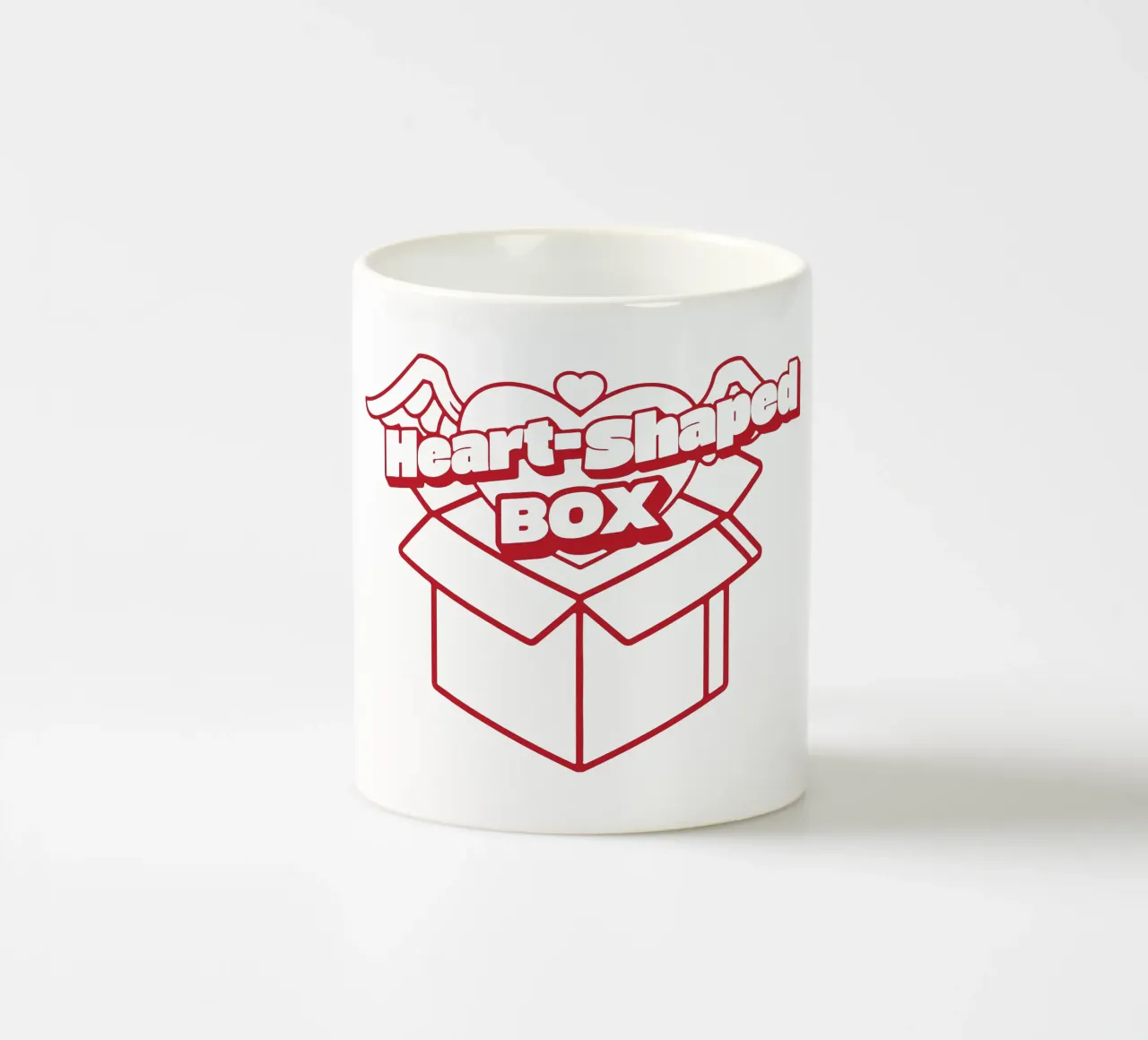 Scatola a forma di cuore tazza in ceramica da Gunawan Rb