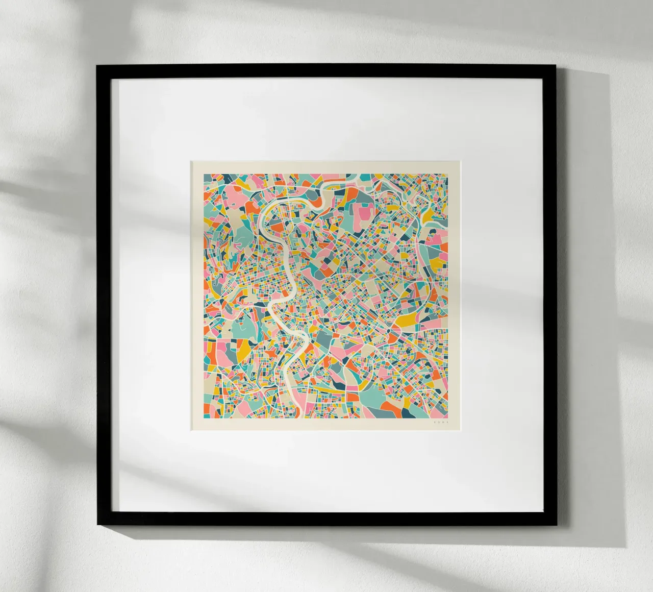 ROME MAP poster by Jazzberry Blue