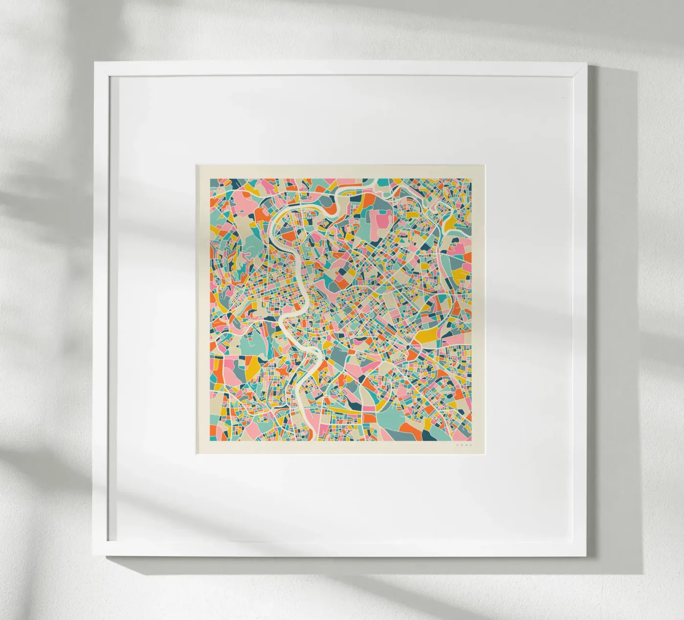 ROME MAP poster by Jazzberry Blue