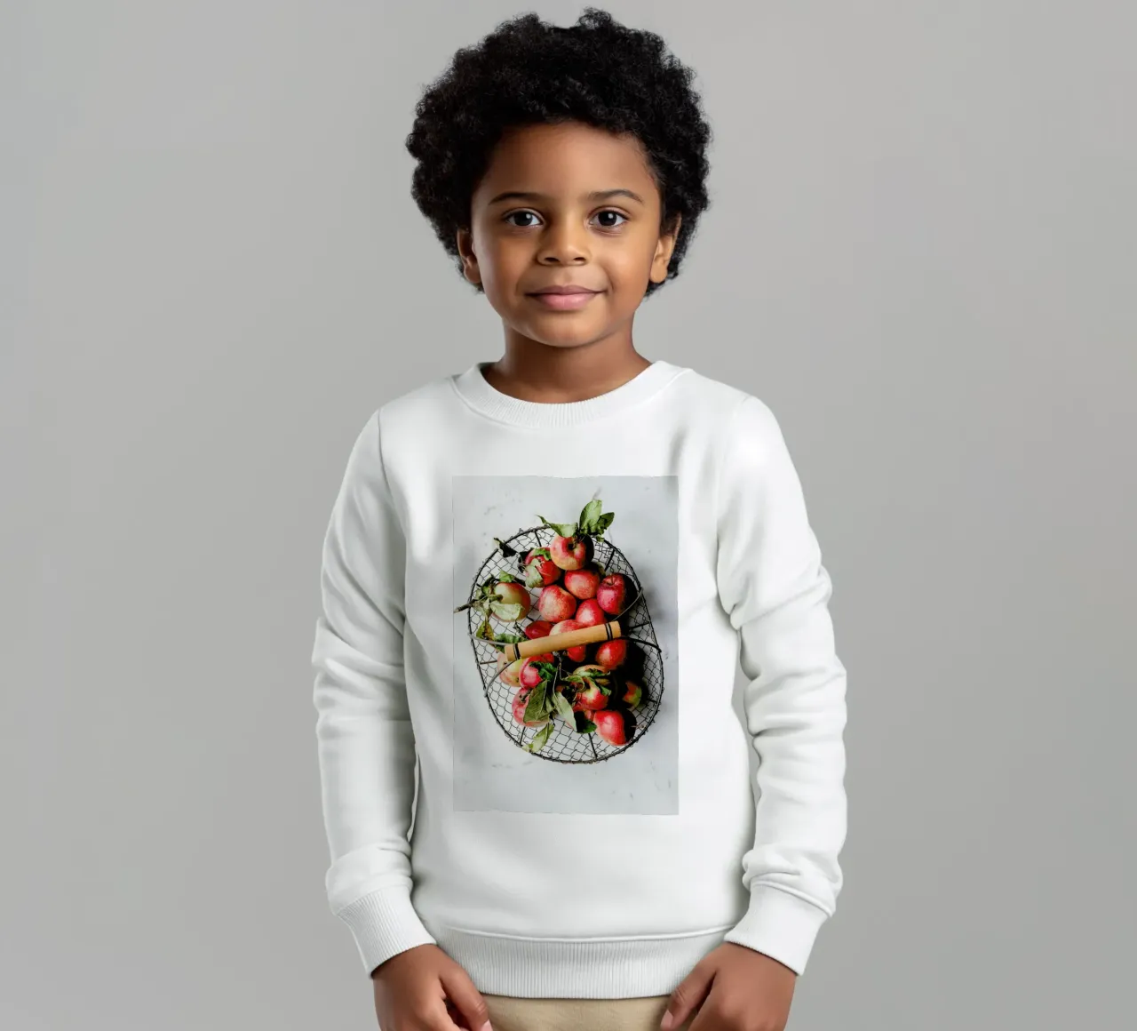 Äpfel felpa bambino da Eat this