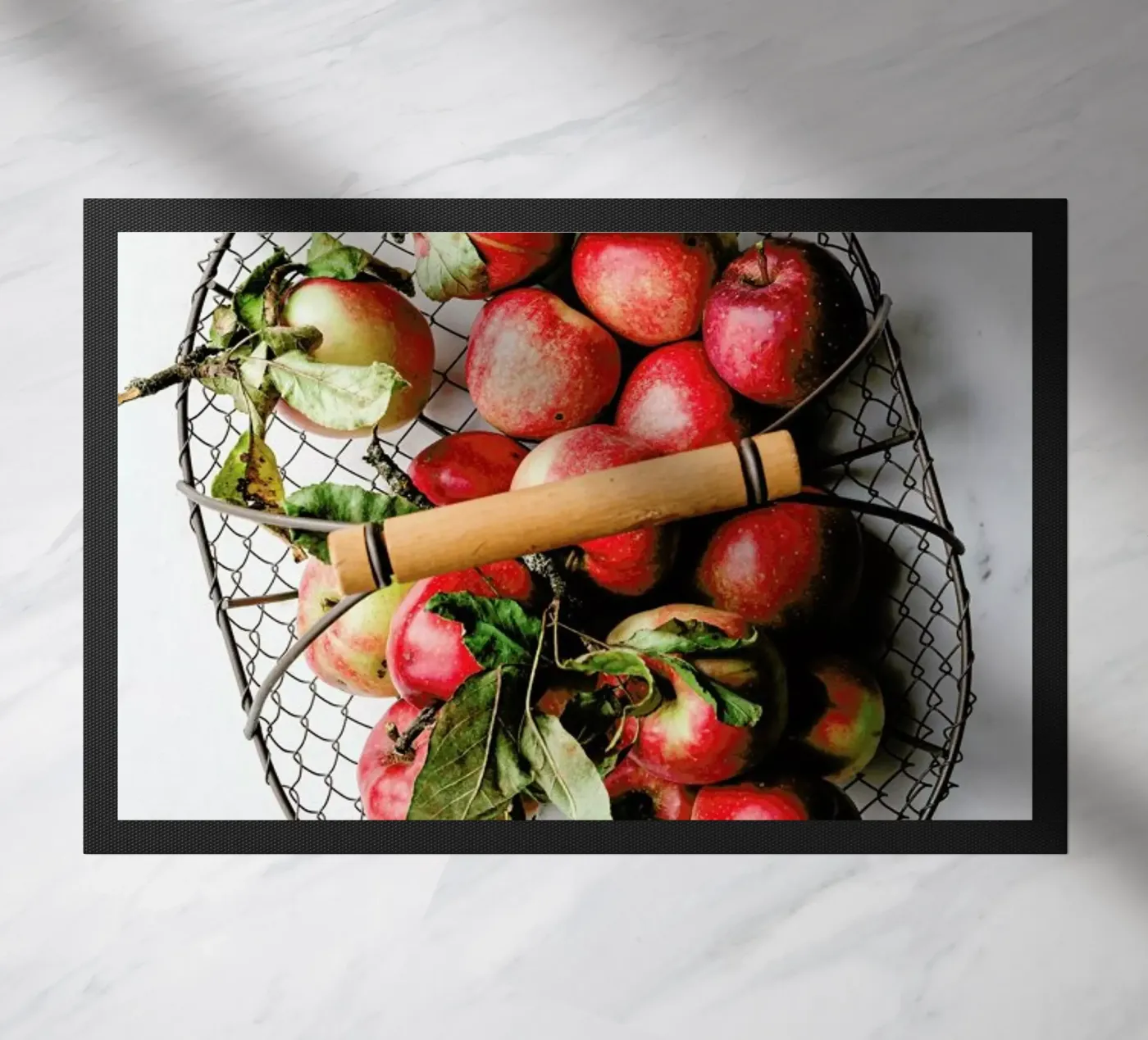 Äpfel doormat by Eat this