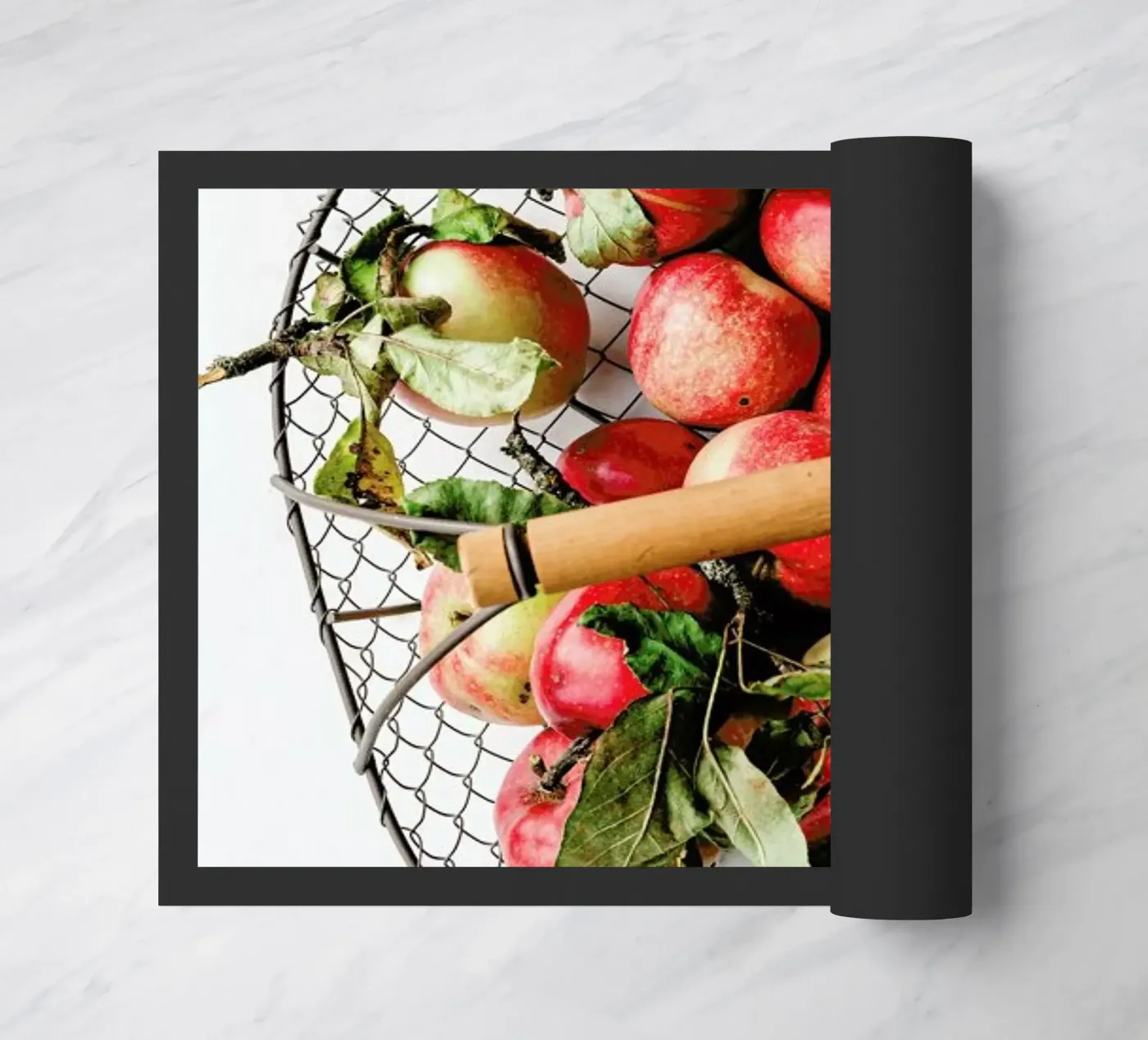 Äpfel doormat by Eat this