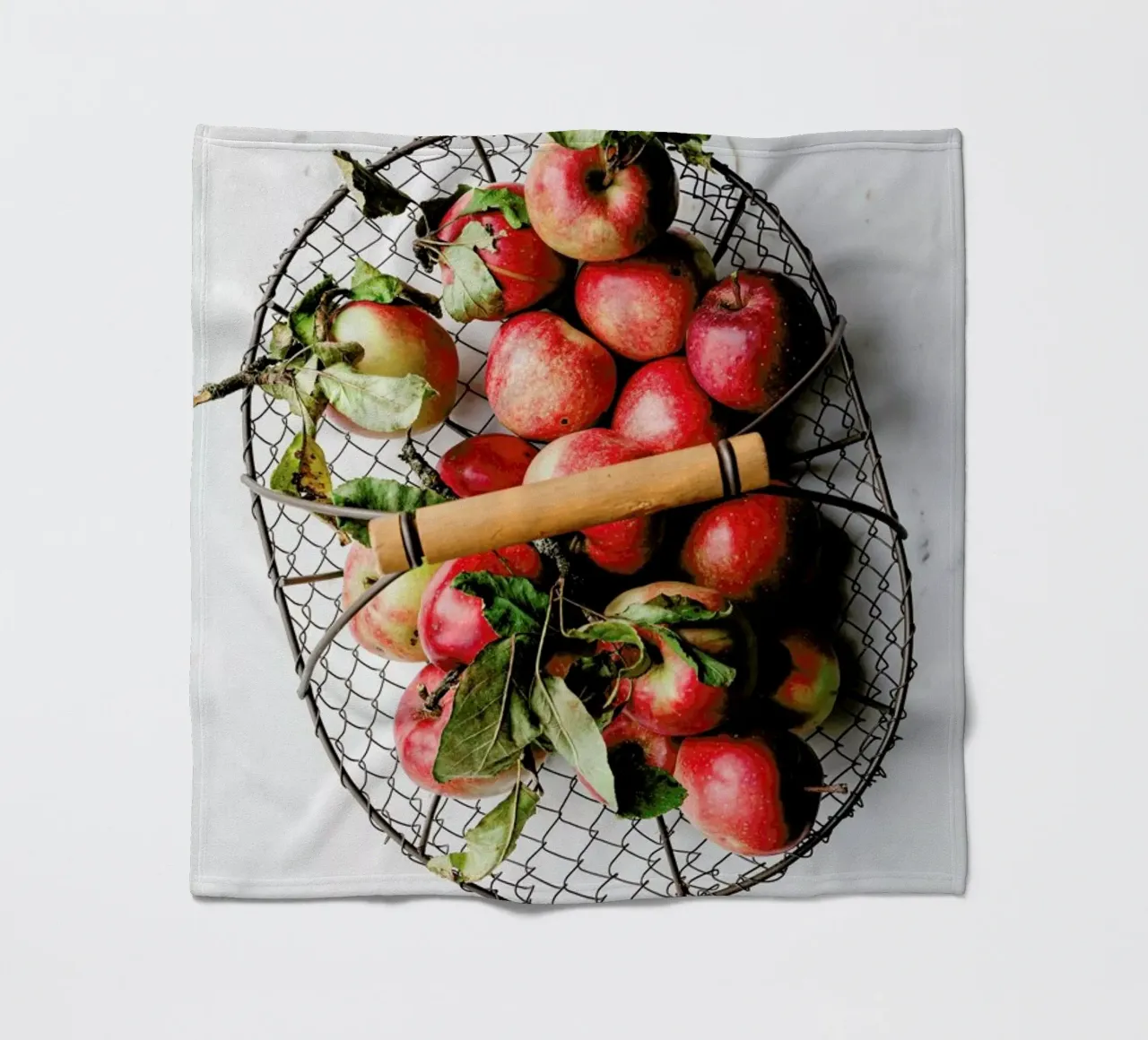 Äpfel Fleecedecke von Eat this