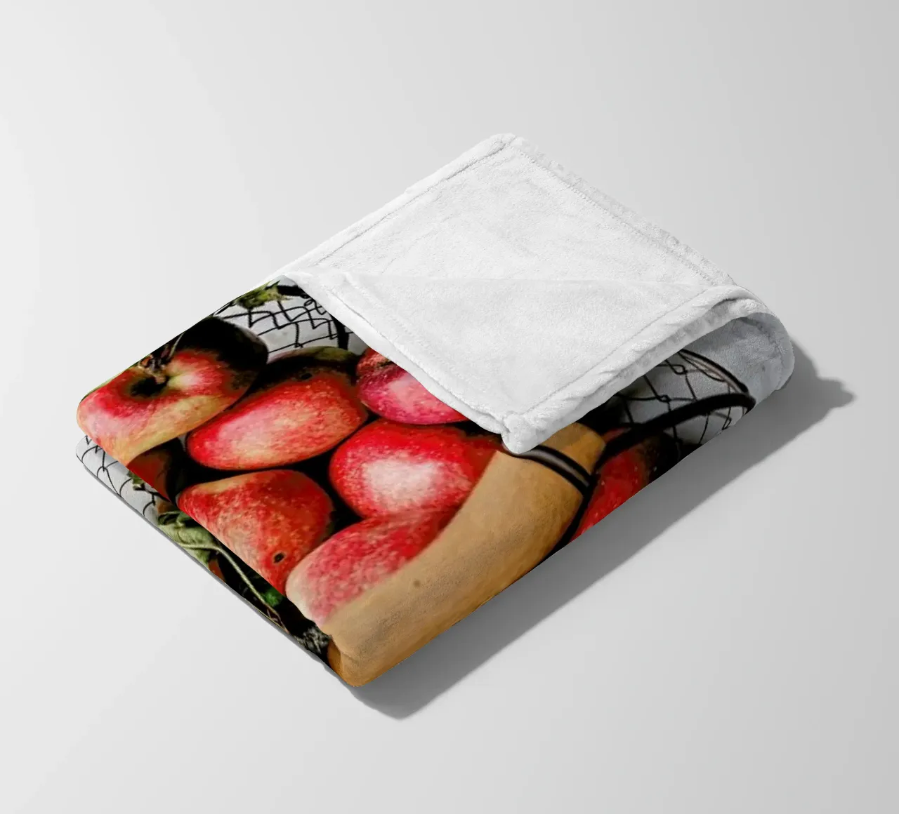 Äpfel Fleecedecke von Eat this