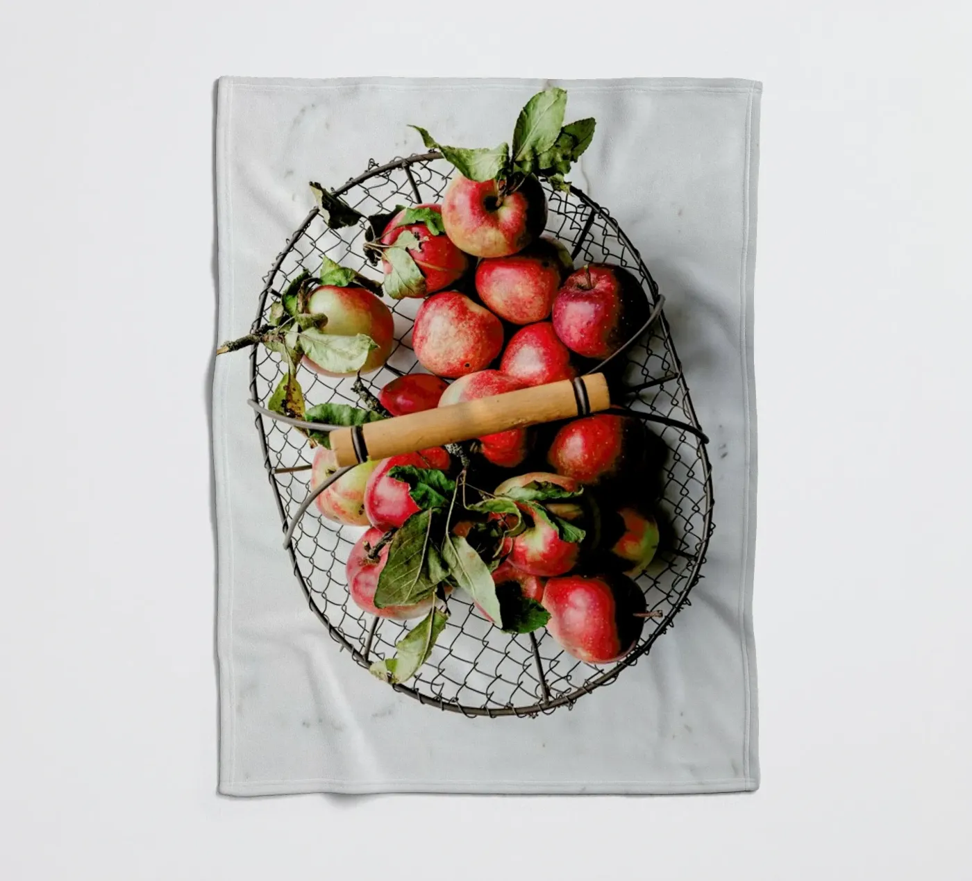 Äpfel Fleecedecke von Eat this