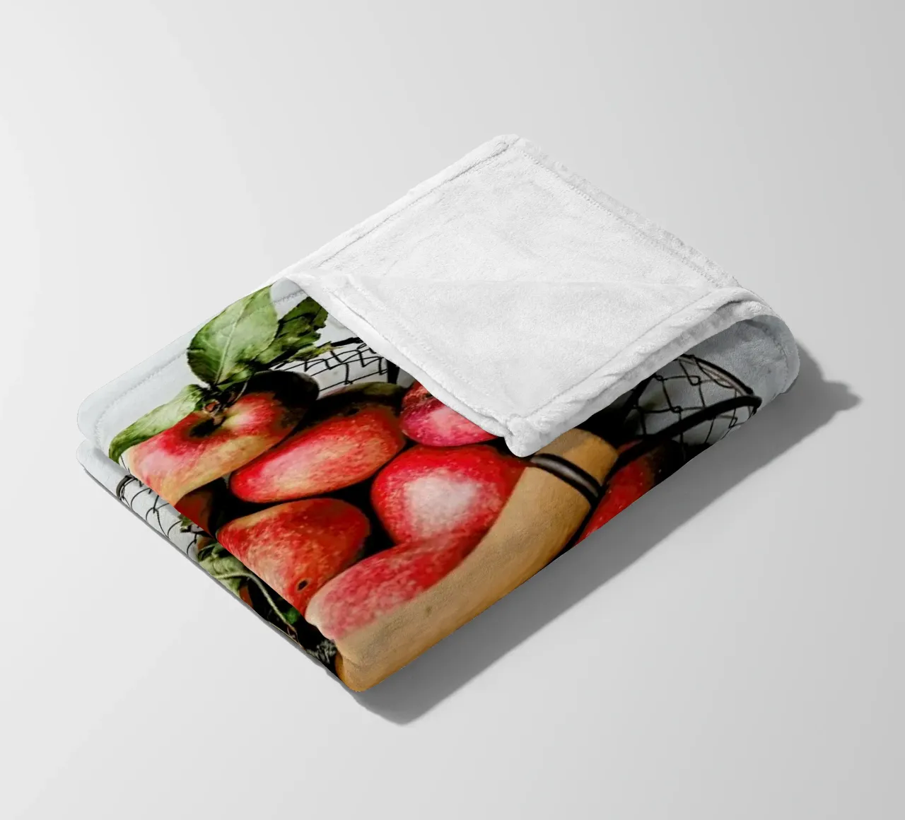 Äpfel Fleecedecke von Eat this