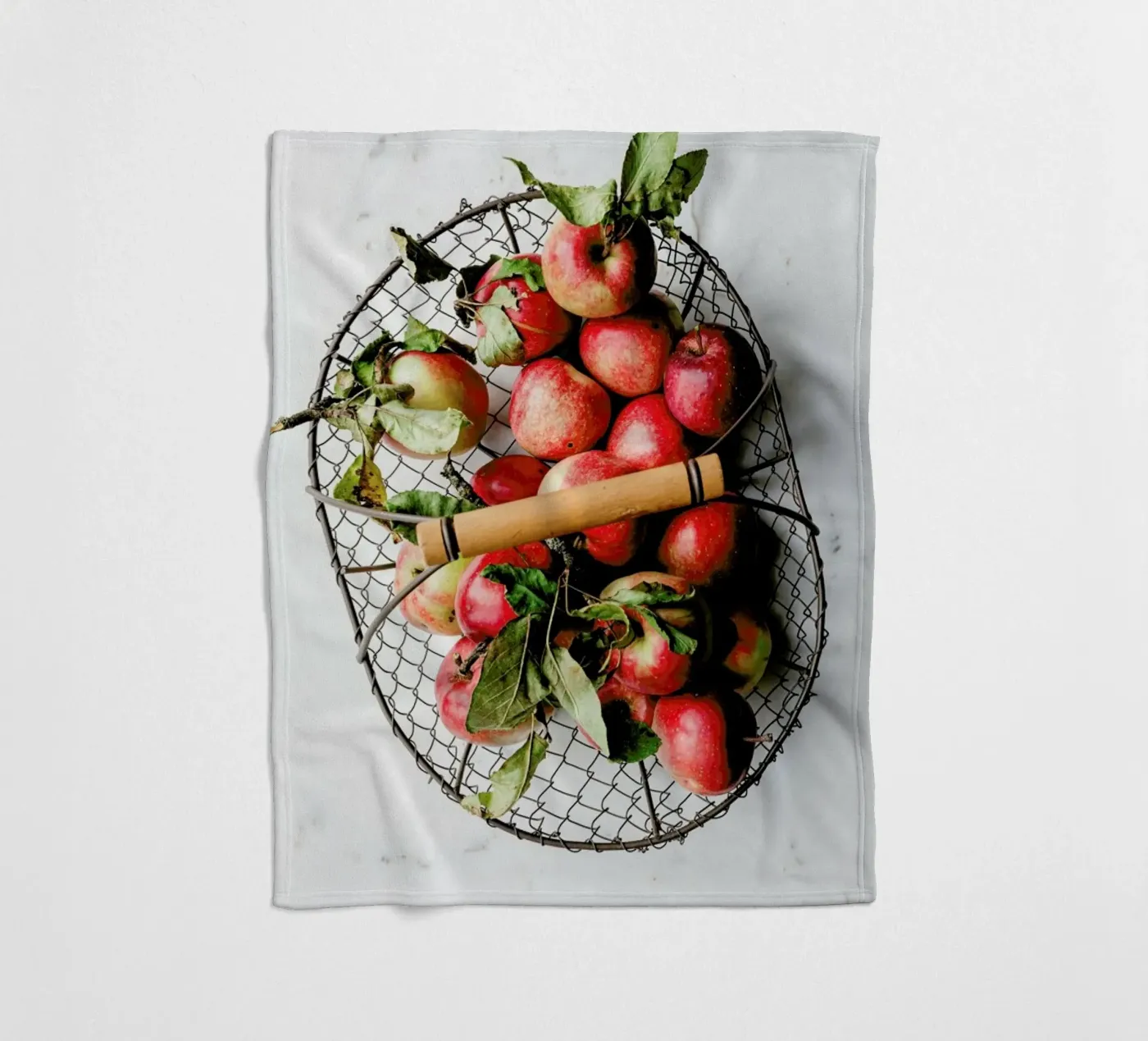 Äpfel Fleecedecke von Eat this