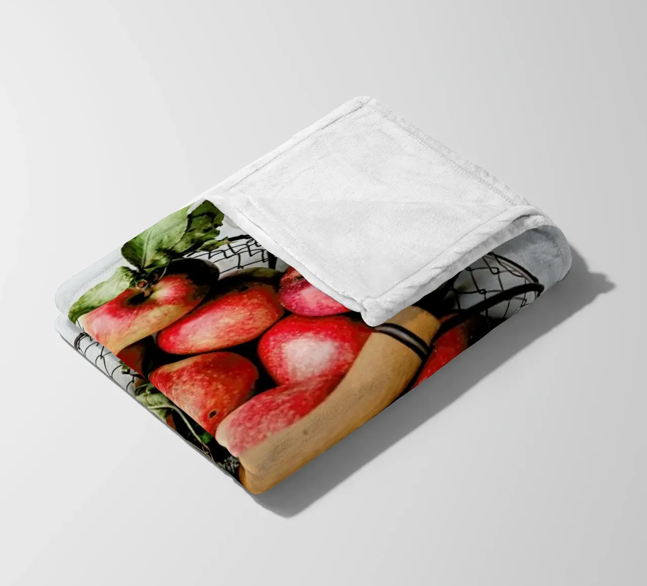 Äpfel Fleecedecke von Eat this