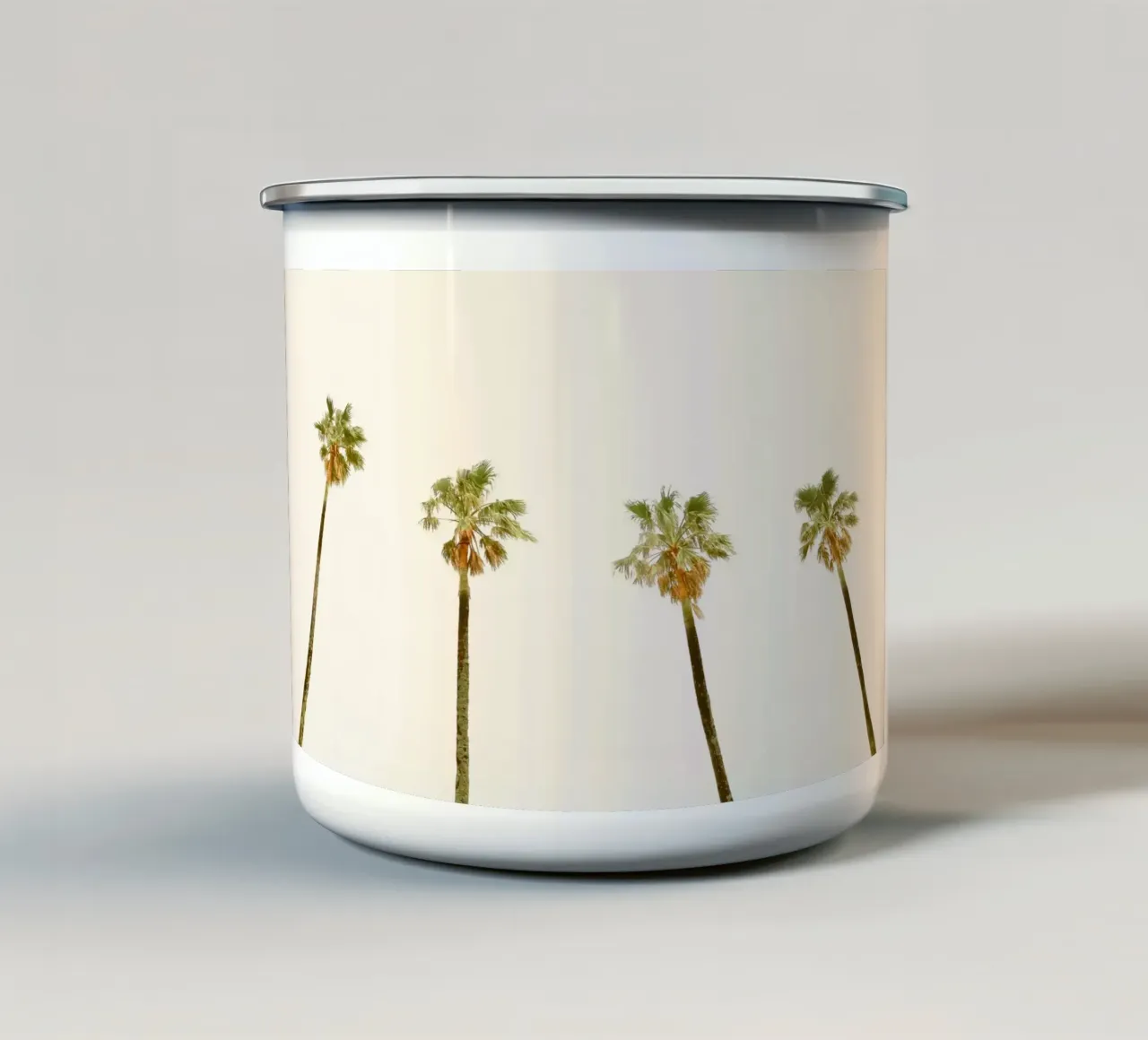 Palme tazza in smalto da KISSA STUDIO