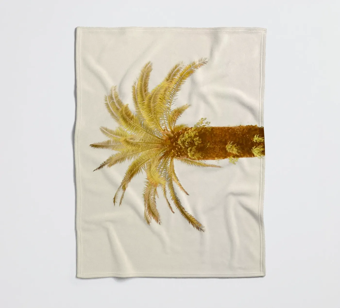 Palm Tree fleecedeken van KISSA STUDIO