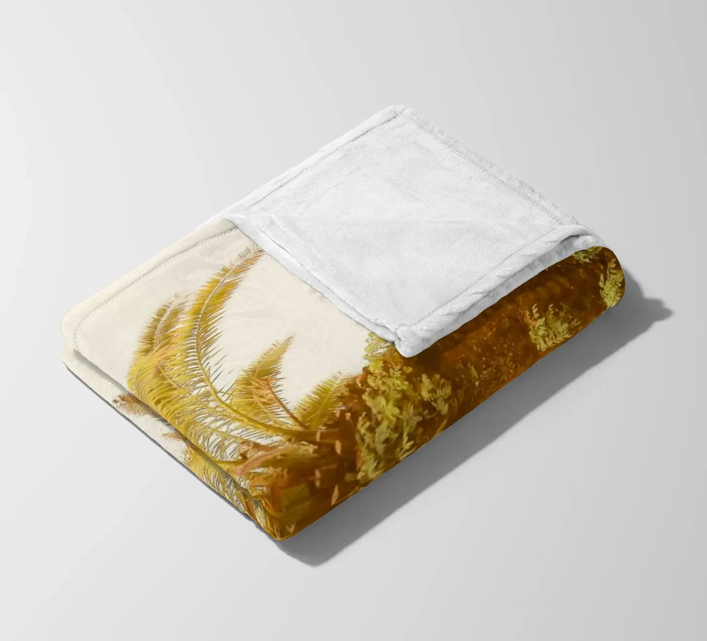 Palm Tree fleecedeken van KISSA STUDIO