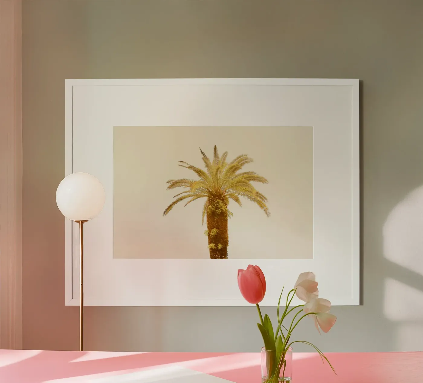 Palmboom poster van KISSA STUDIO