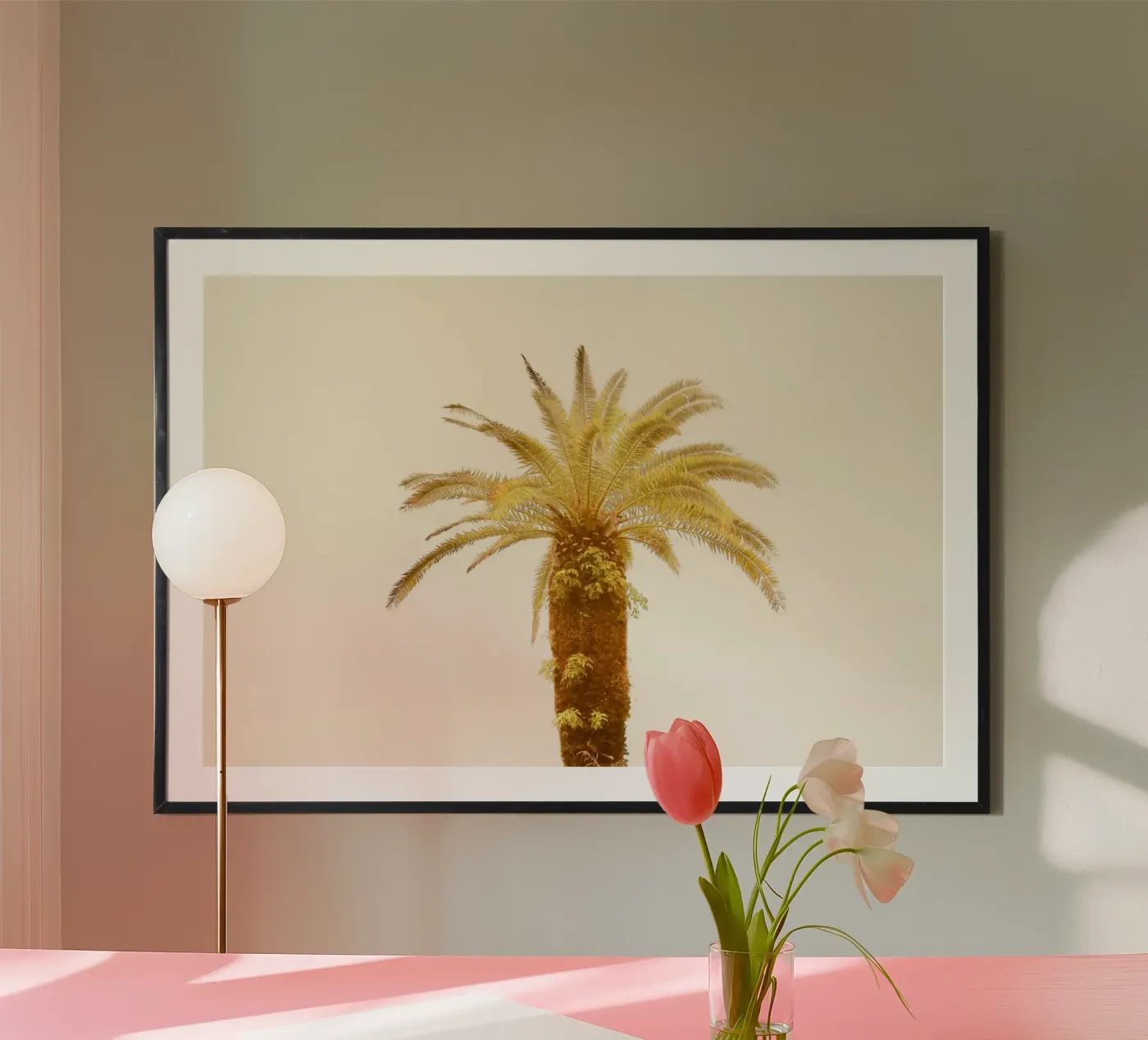 Palmboom poster van KISSA STUDIO
