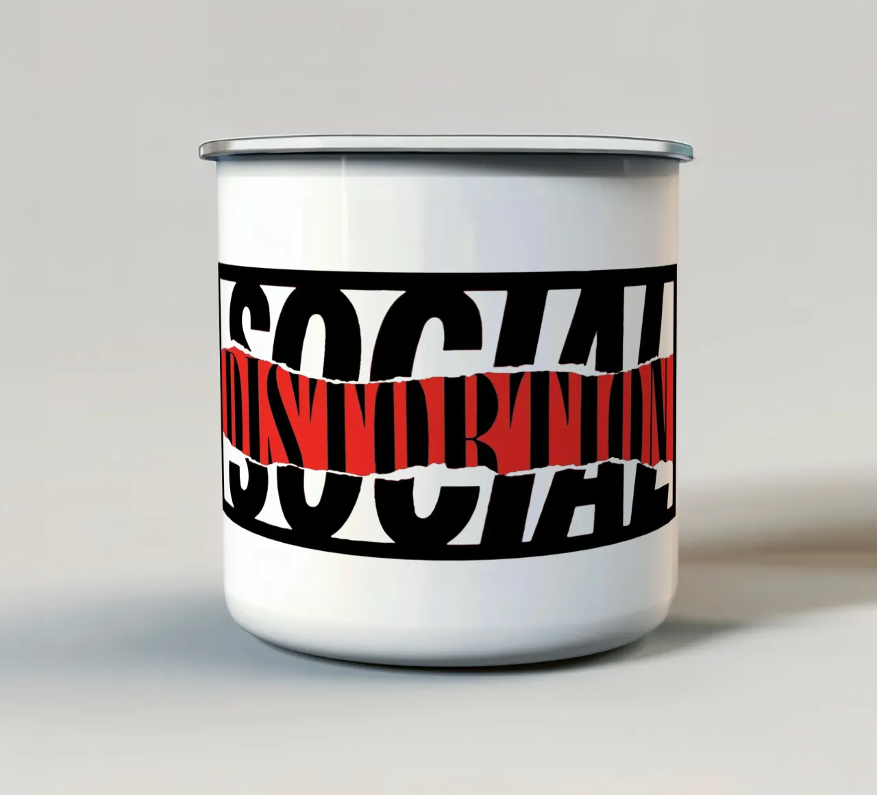 Social Distortion tazza in smalto da adaptionate