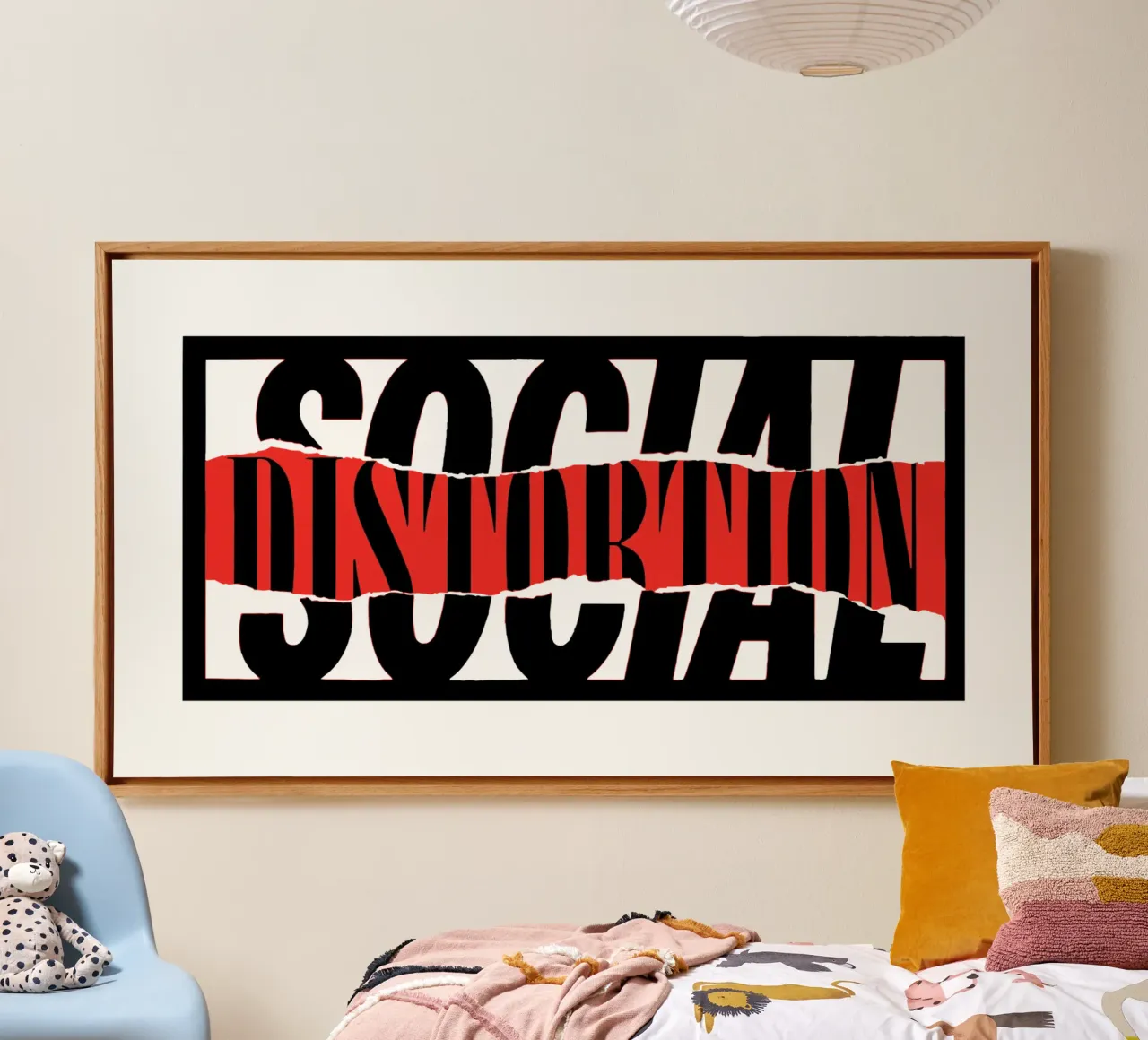 Social Distortion tela con Cornice a cassetta da adaptionate