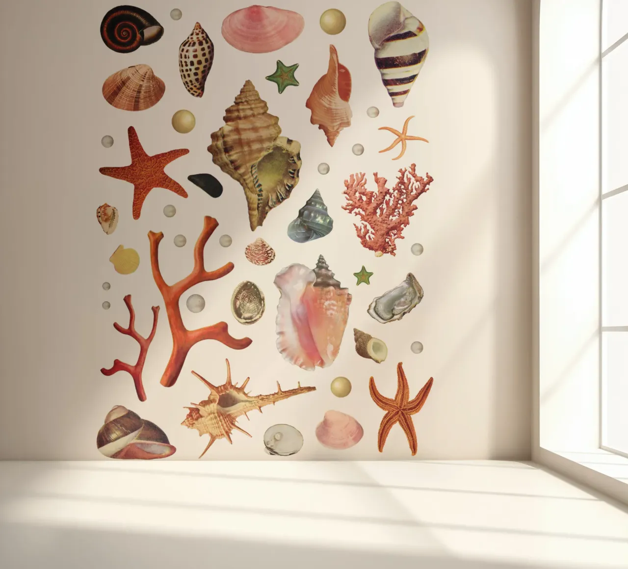 Schelpencollectie fotobehang van MsGonzalez