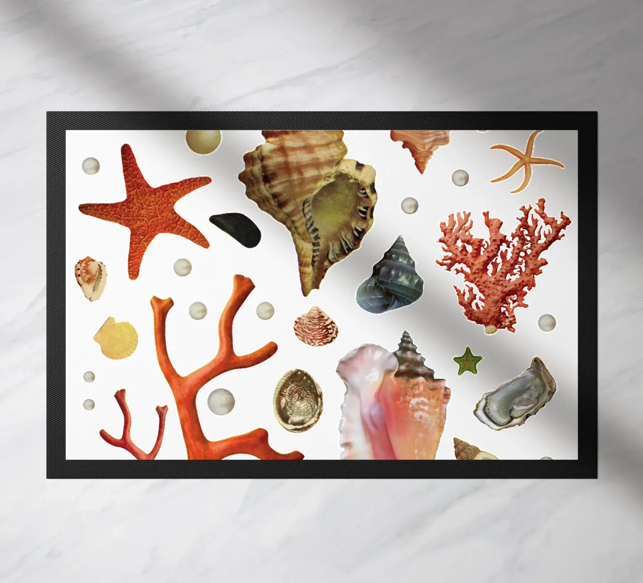 Shell collection doormat by MsGonzalez