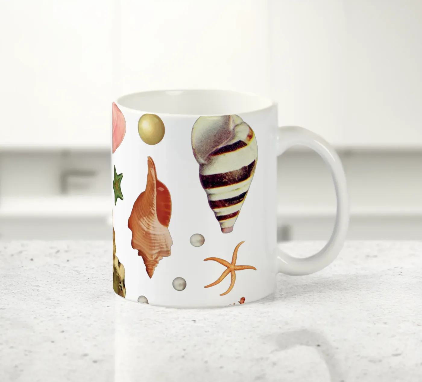 Shell collection ceramic mug by MsGonzalez