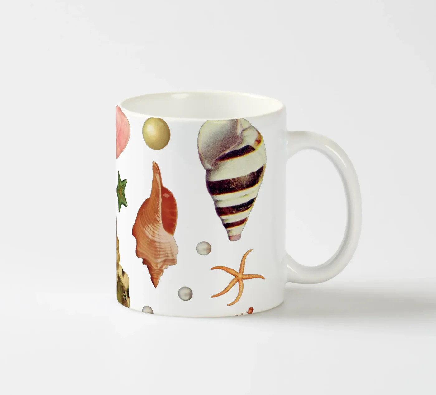 Shell collection ceramic mug by MsGonzalez