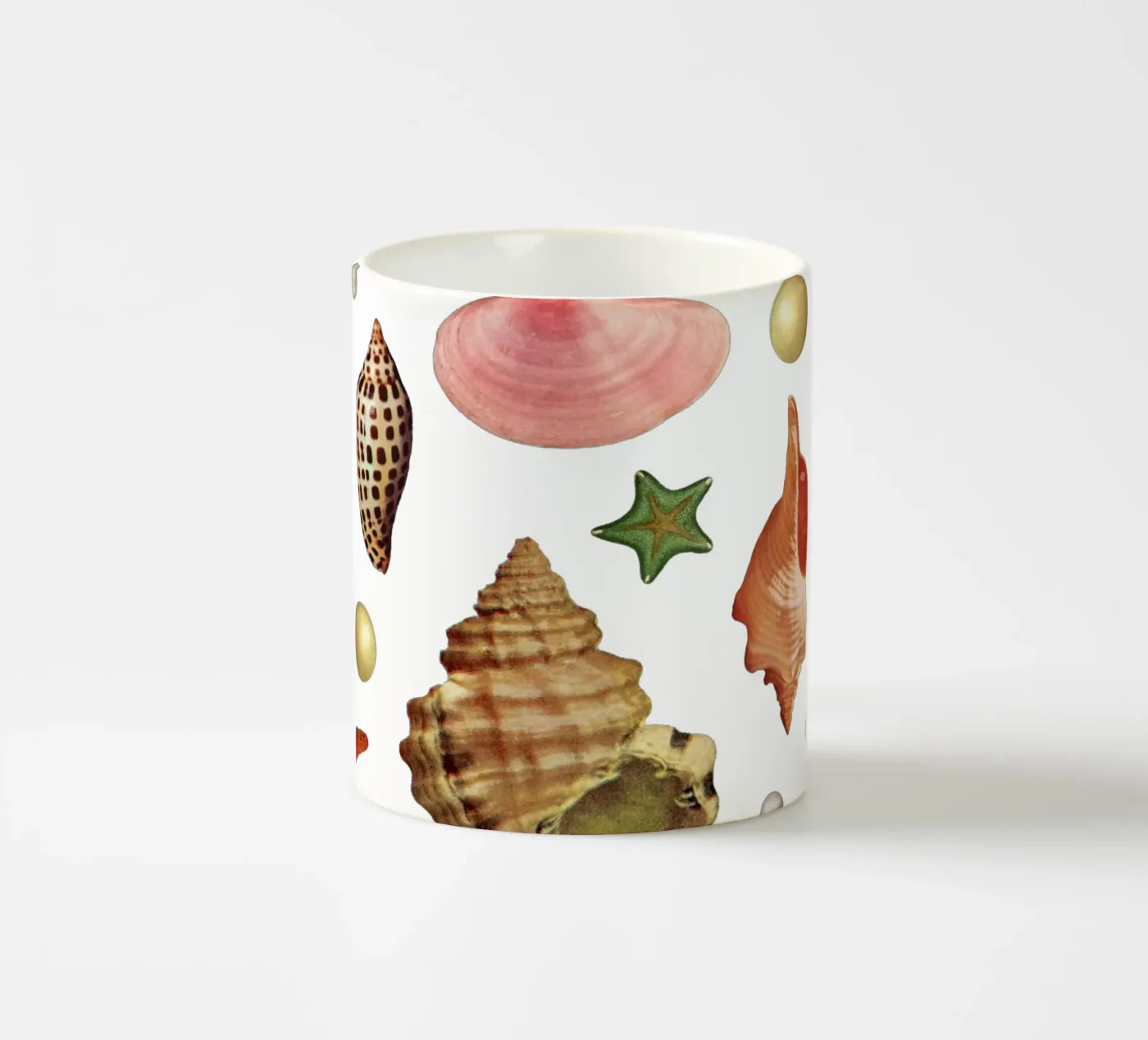 Shell collection ceramic mug by MsGonzalez