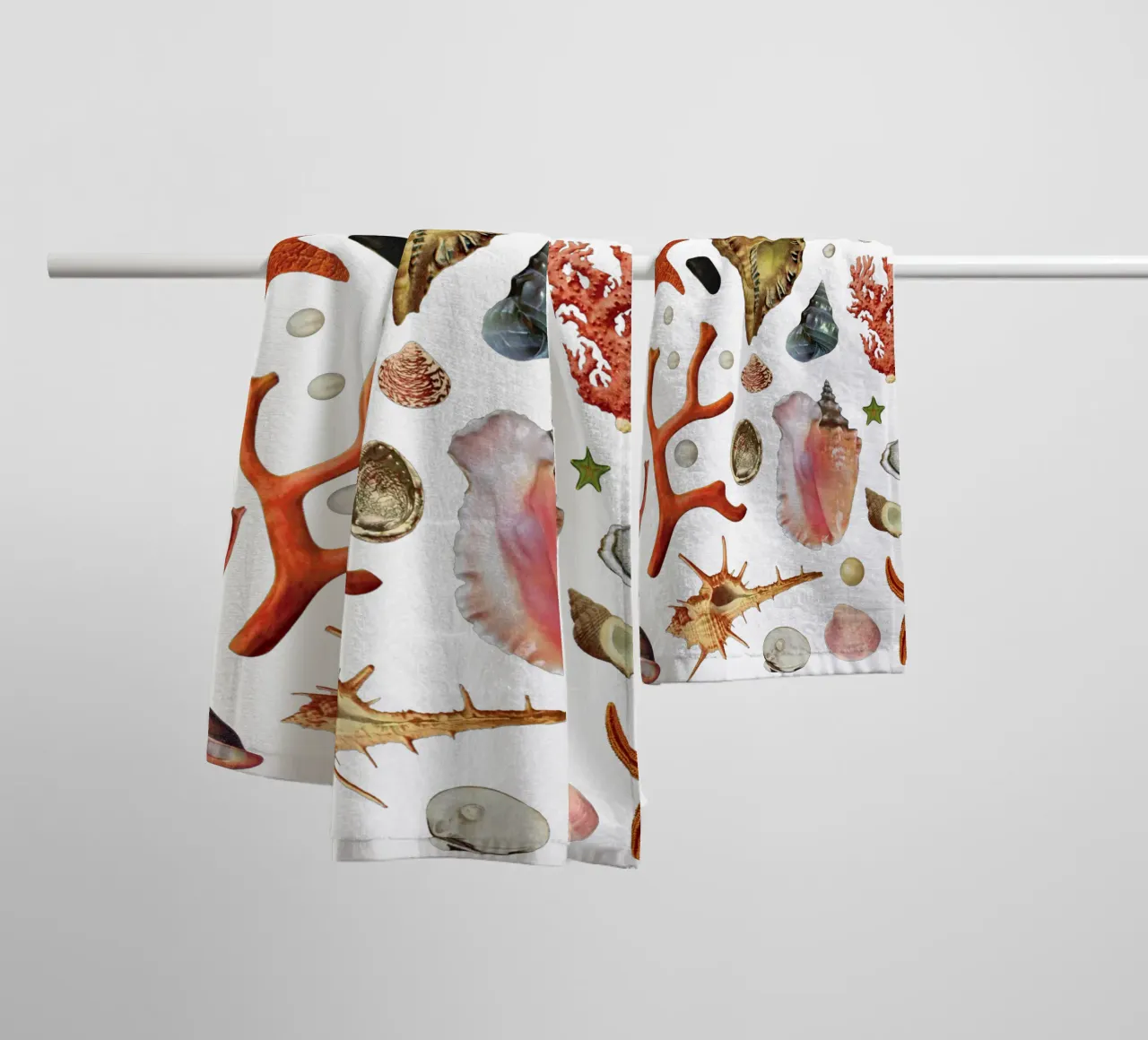 Collezione di conchiglie asciugamano da bagno da MsGonzalez