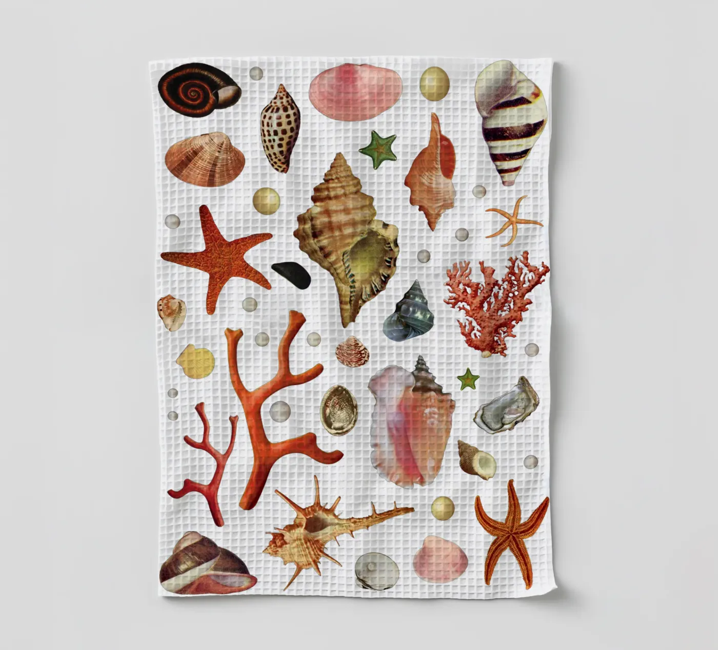 Muschel-Kollektion Geschirrtuch von MsGonzalez