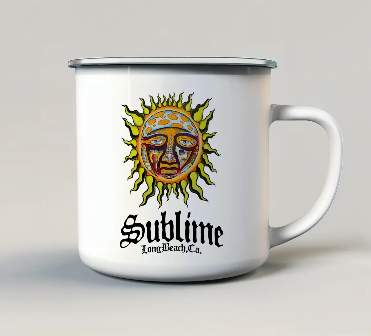 Sublime Long Beach, Ca tazza in smalto da adaptionate