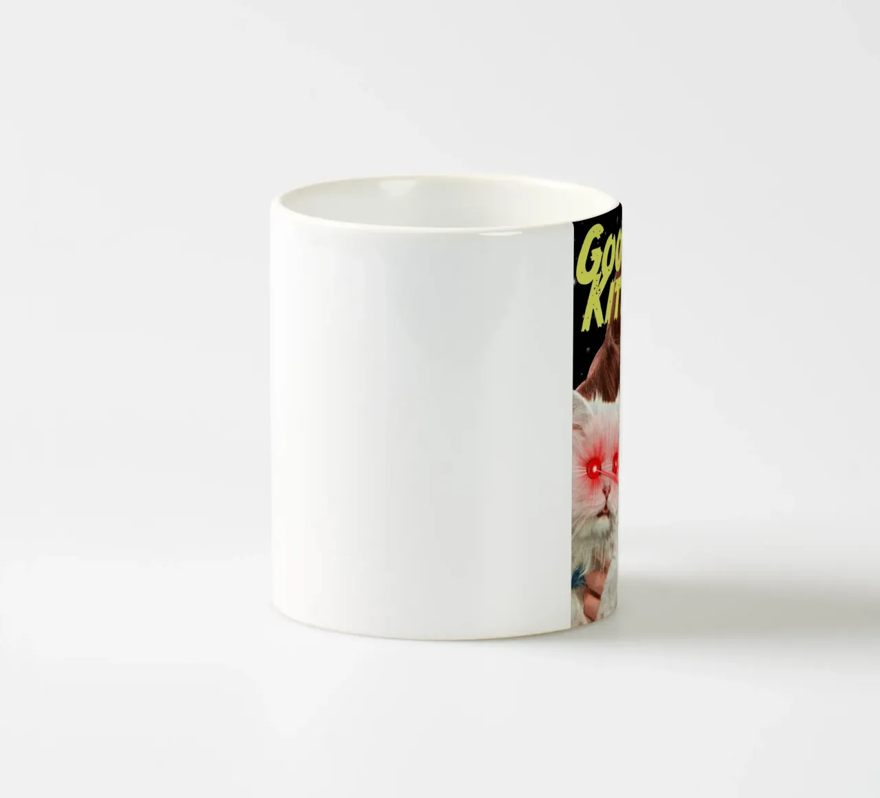 Good Kitty (Space Cat) tazza in ceramica da MsGonzalez