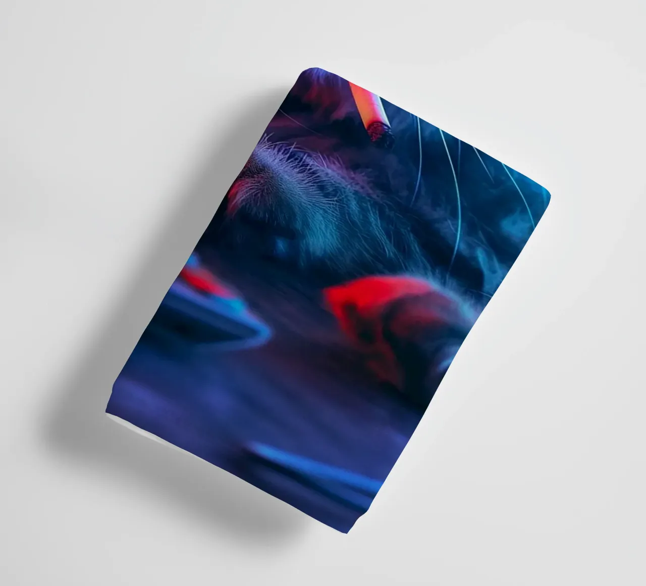 Gatto fumatore di Cyberpunk Gamer asciugamano da bagno da Fleur de Lys