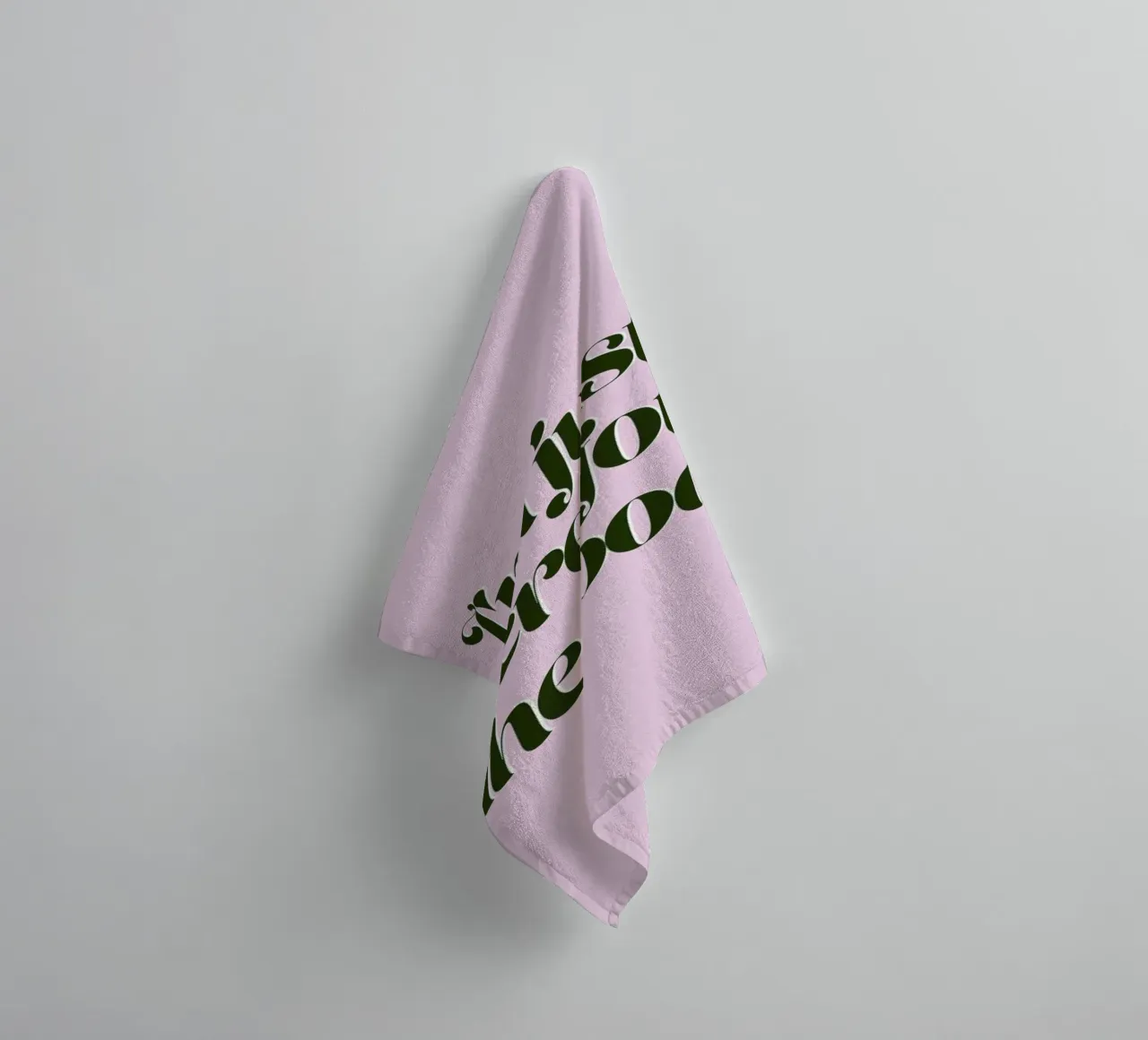 Here For The Food Christmas Print asciugamano da bagno da Ayleen