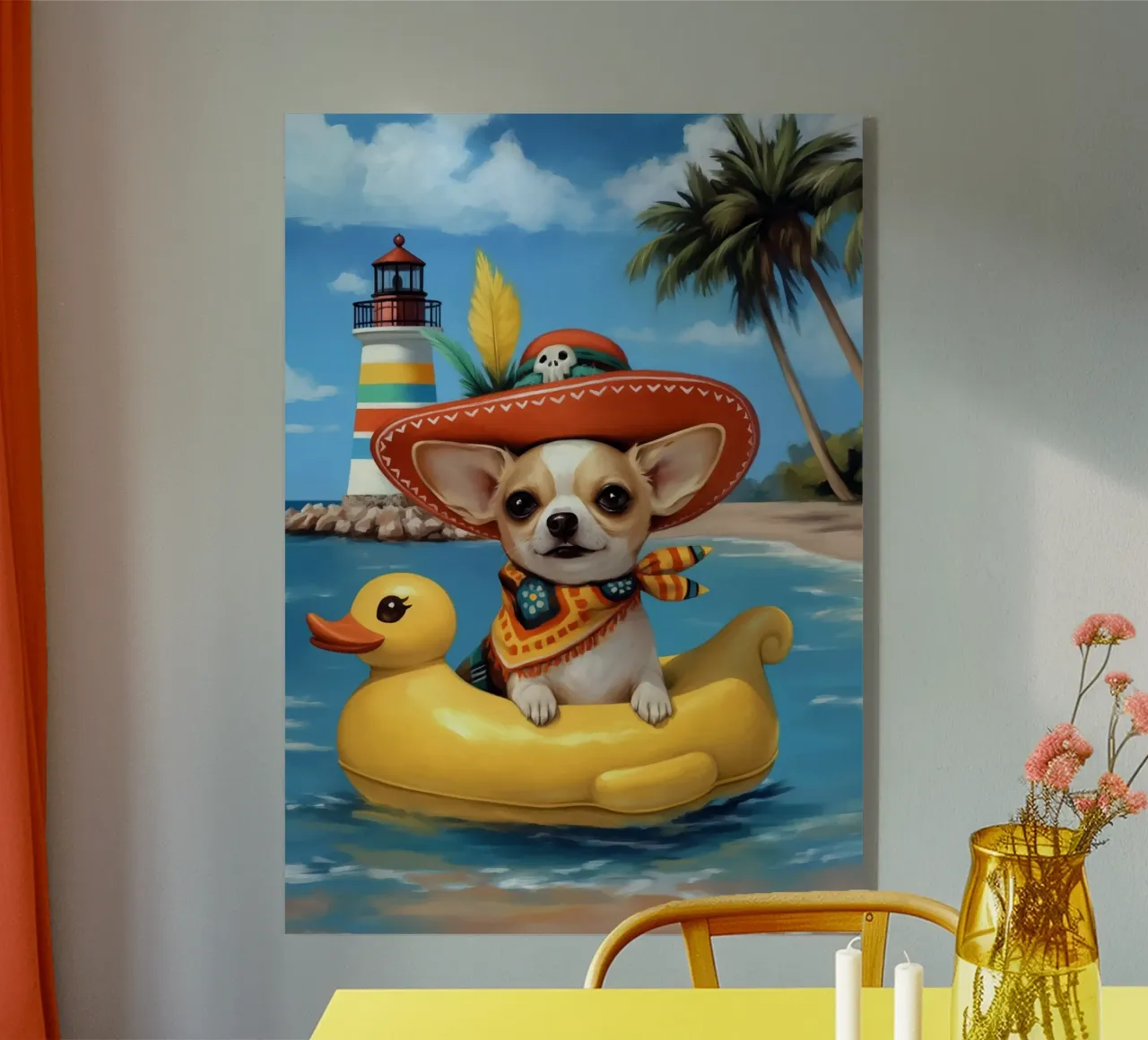 Chihuahua x Anatra plexiglass da Fleur de Lys