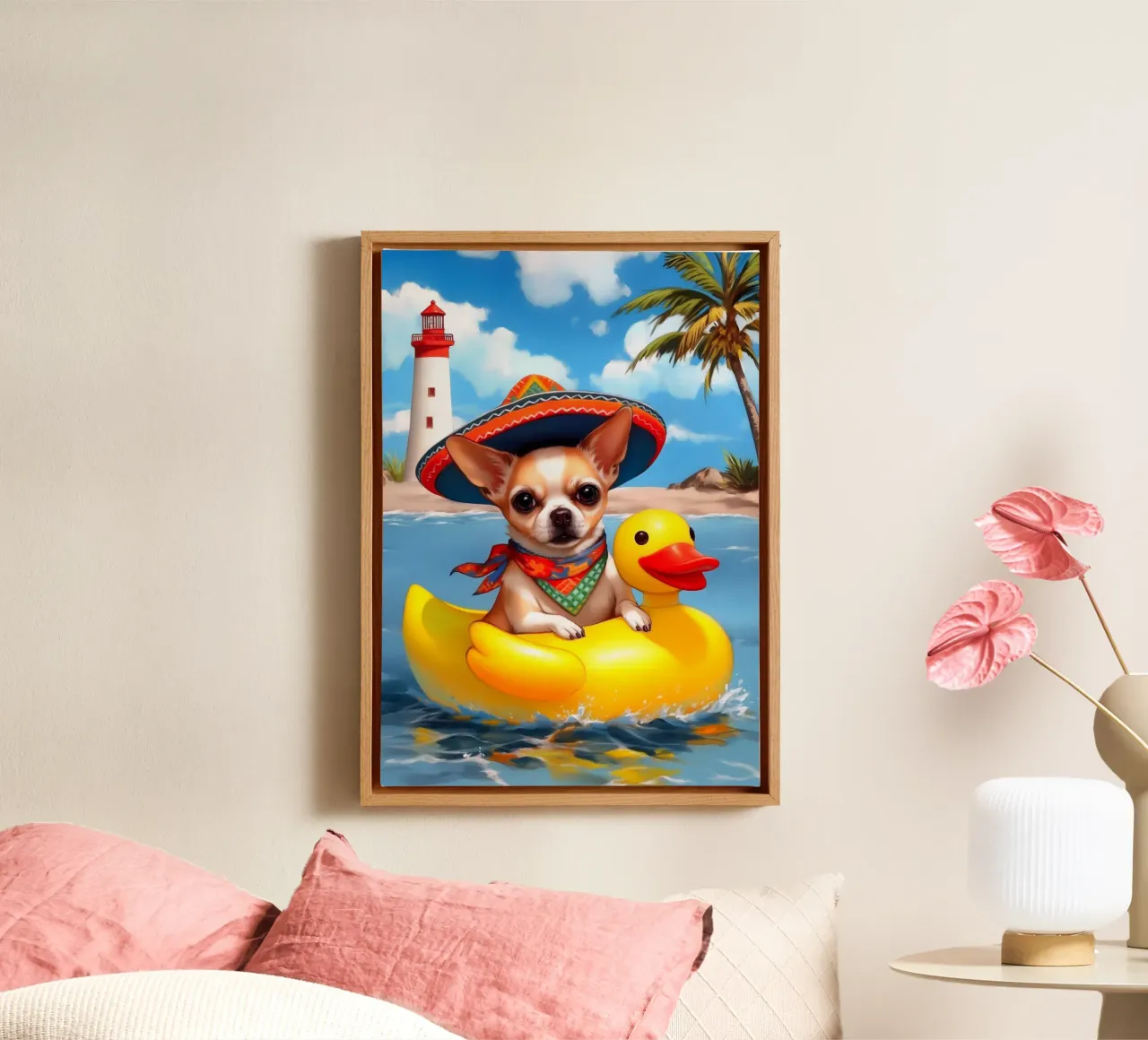 Chihuahua x Anatra tela da Fleur de Lys