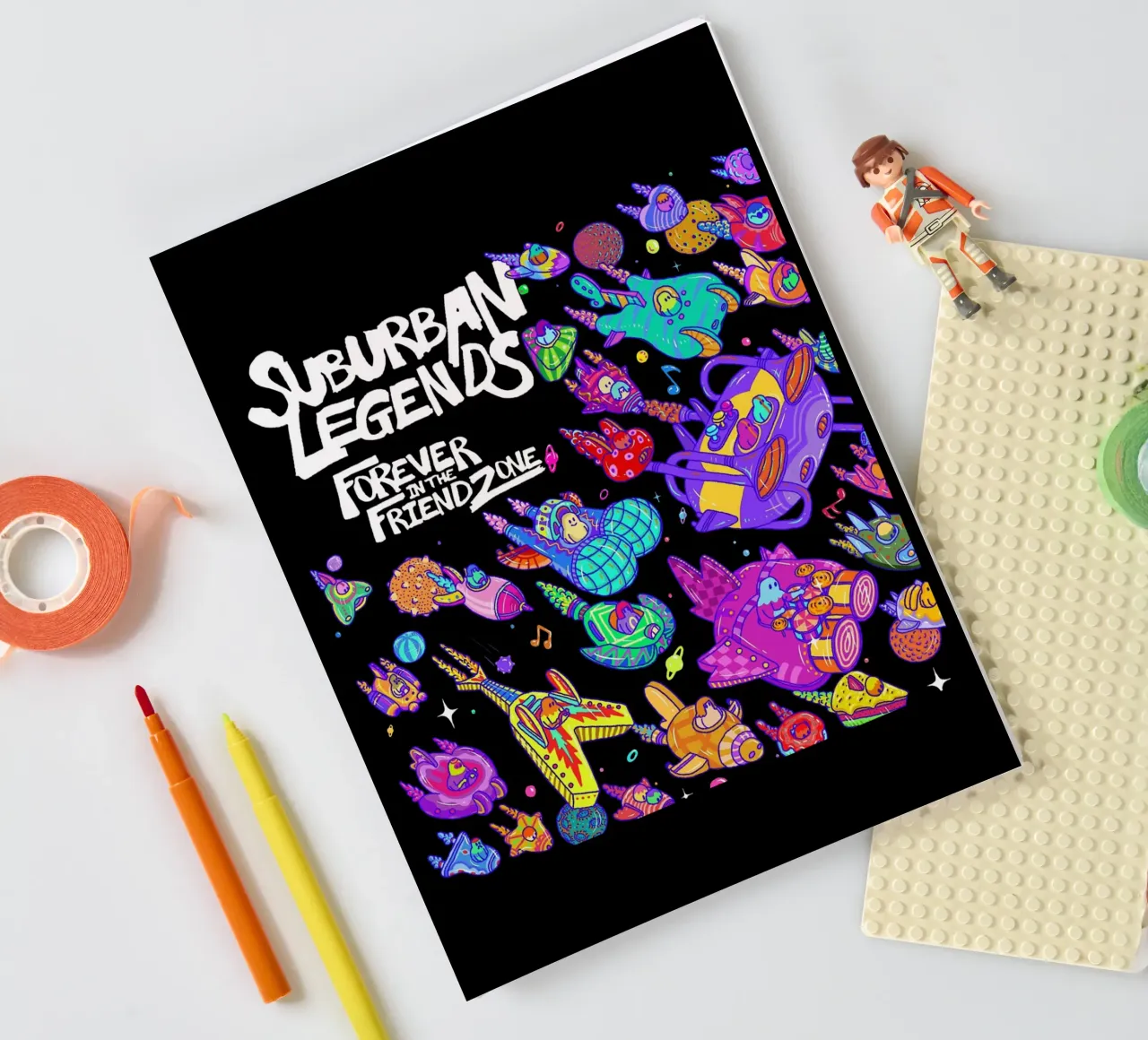 Suburban Legends Forever In The Friendzone notebook by adaptionate