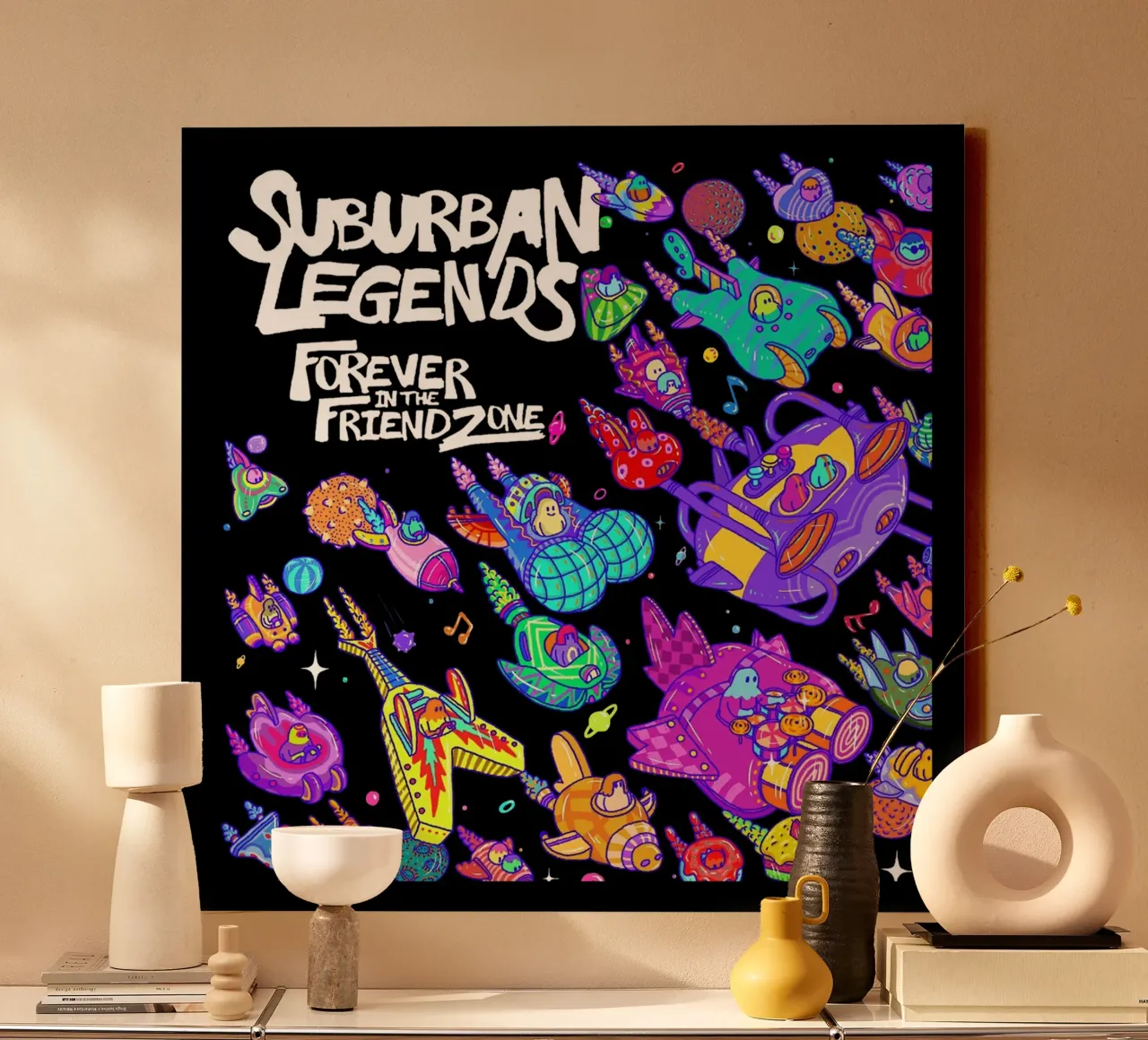 Suburban Legends Forever In The Friendzone tela con Cornice a cassetta da adaptionate