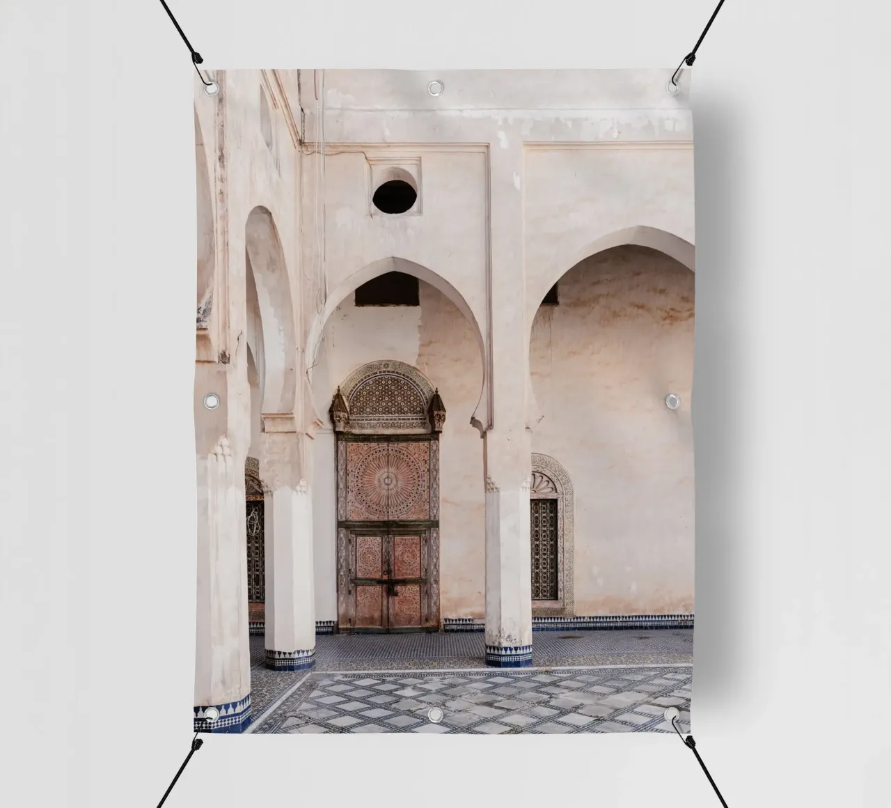 Ancient building in Fez telo in pvc da photolovers