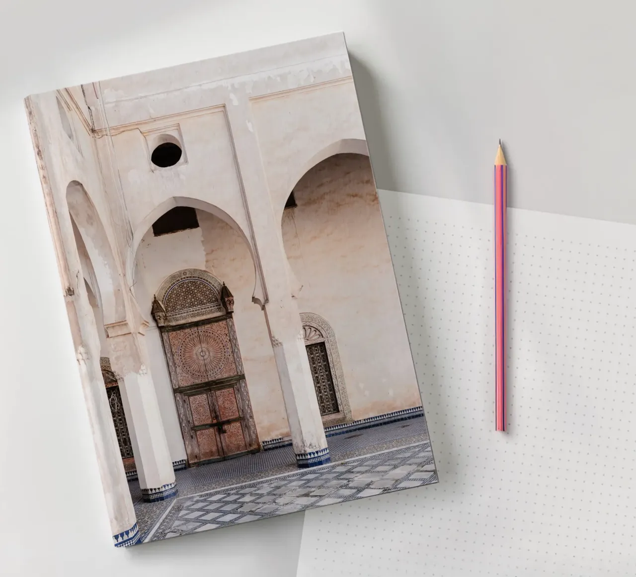 Ancient building in Fez notebook by photolovers