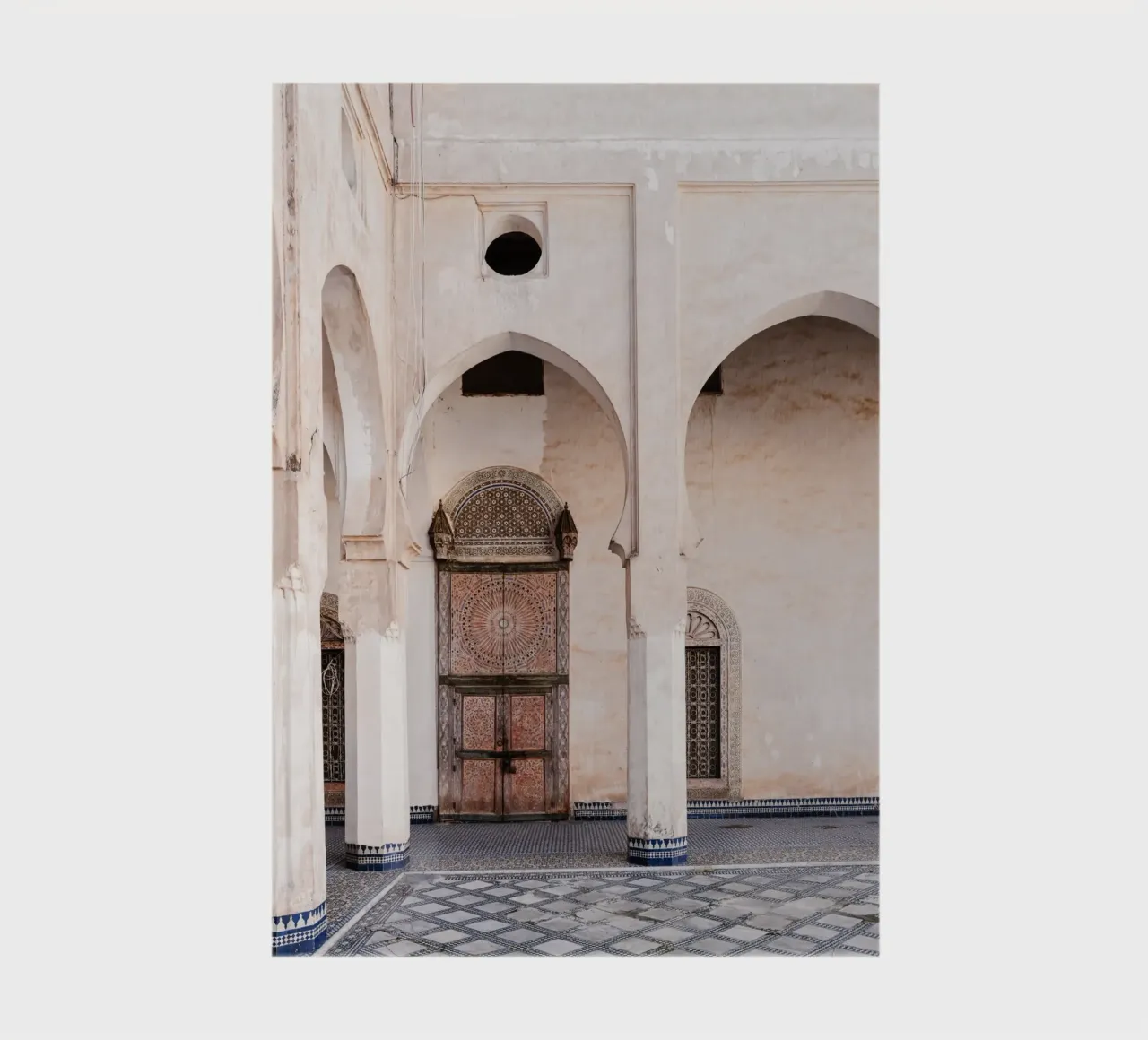 Ancient building in Fez notebook by photolovers