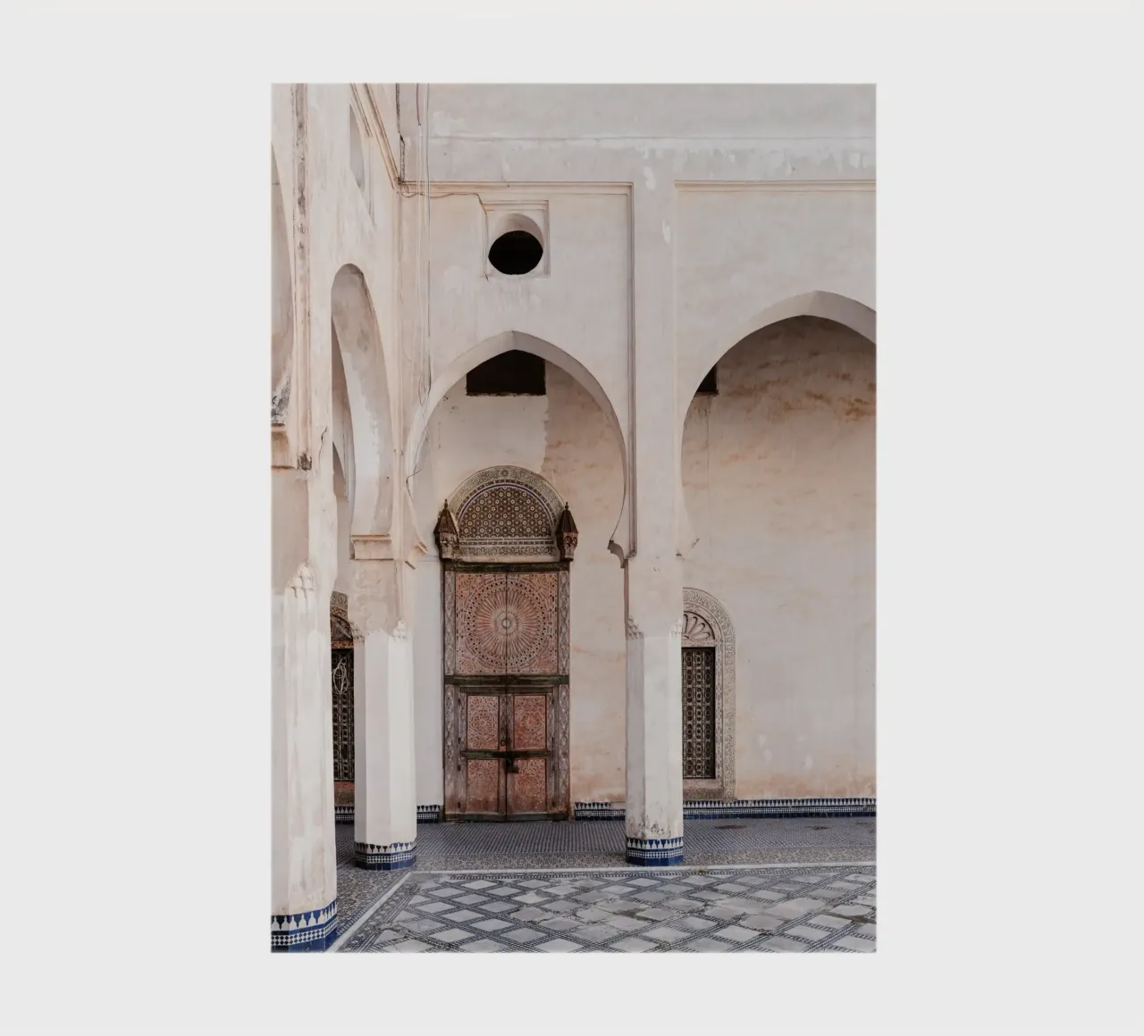 Ancient building in Fez notebook by photolovers