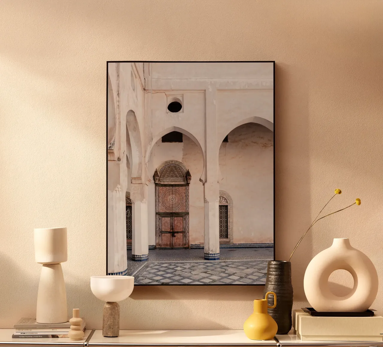 Ancient building in Fez alluminio dibond da photolovers