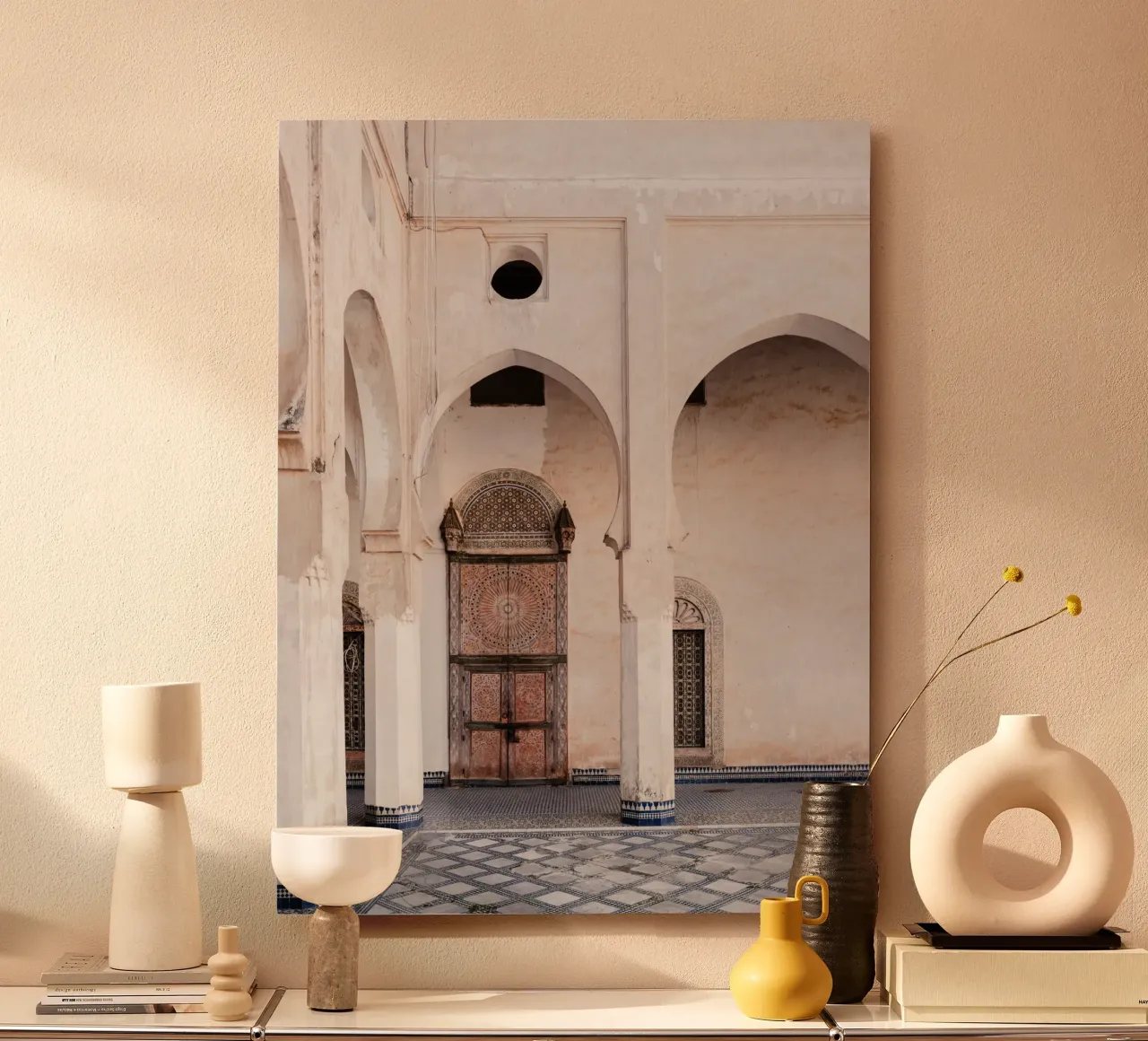 Ancient building in Fez alluminio dibond da photolovers