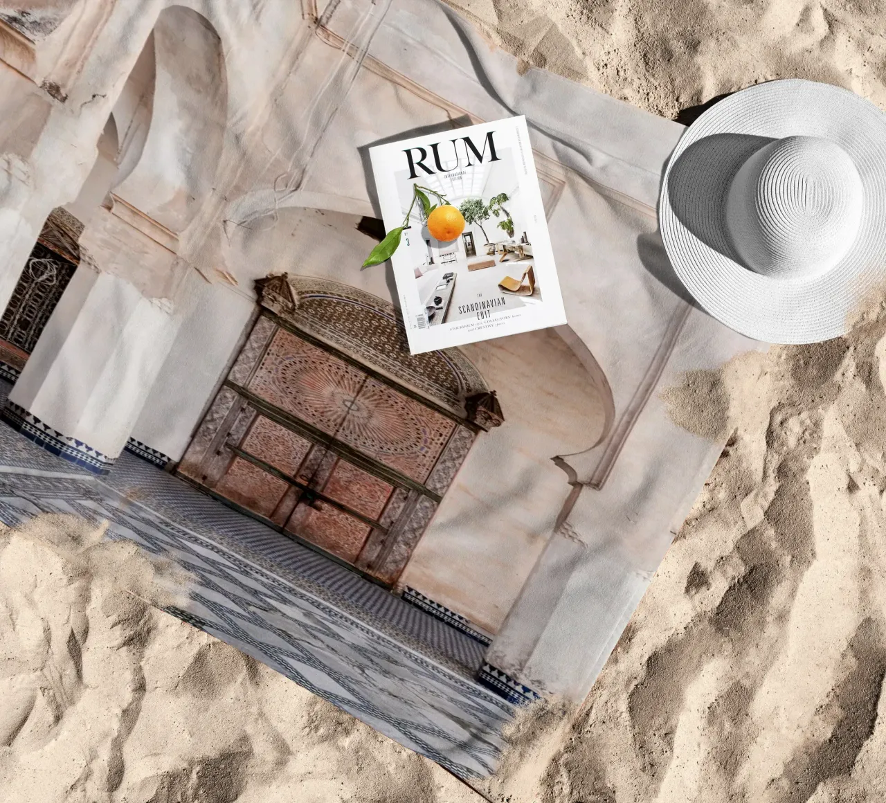 Ancient building in Fez telo mare da photolovers