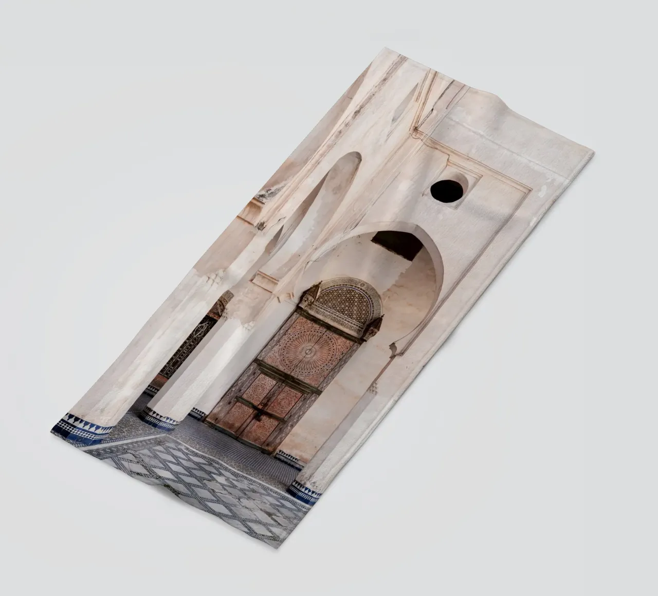 Ancient building in Fez telo mare da photolovers