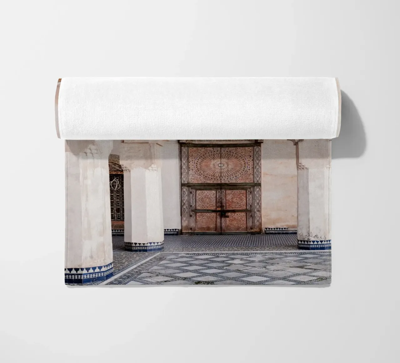 Ancient building in Fez telo mare da photolovers