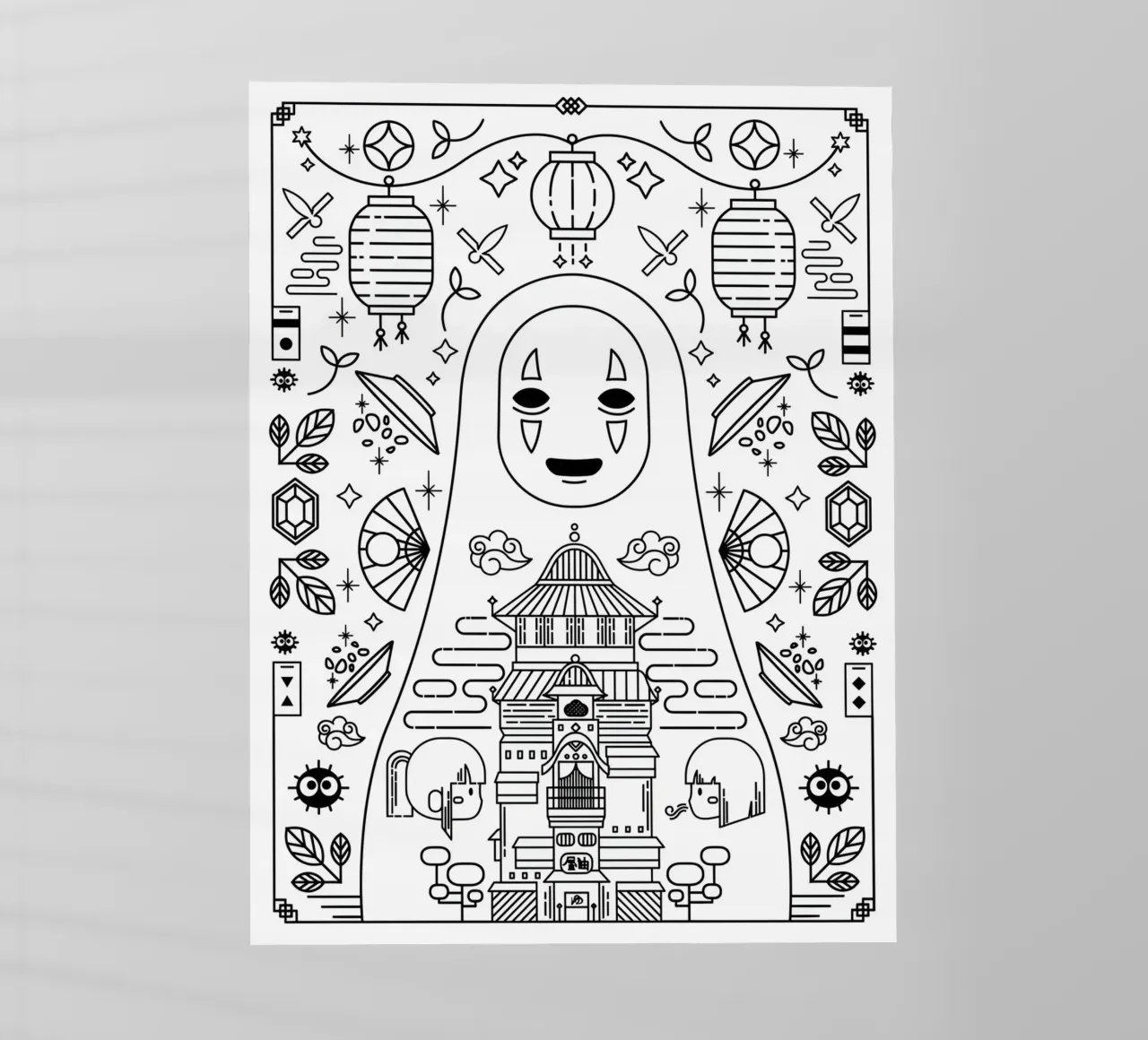 Giappone Spirited Anime pellicola backlit da OTAKUDESU